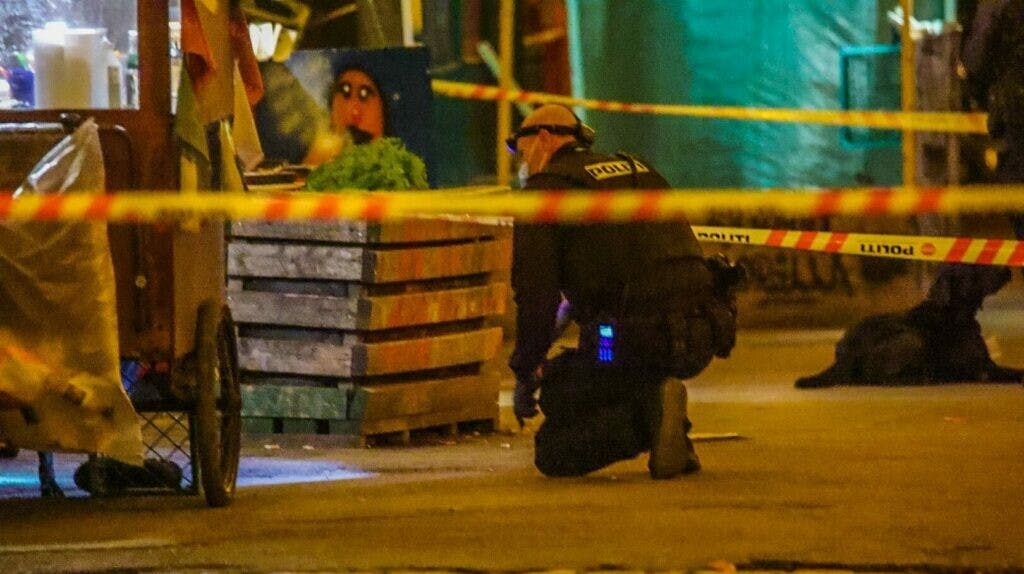 Politiet efterforsker skudepisoden lørdag aften på Christiania.