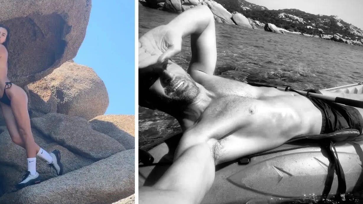 Ekskæresterne Irina Shayk og Bradley Cooper hygger sig på en ferie sammen i øjeblikket.