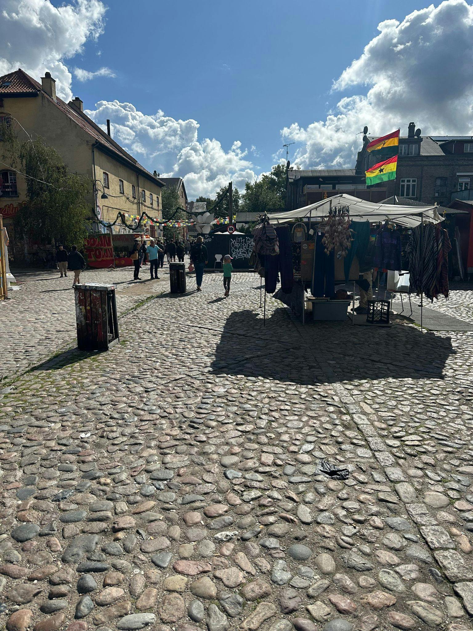 Codie Hansen fortæller, at han synes godt om Christiania.