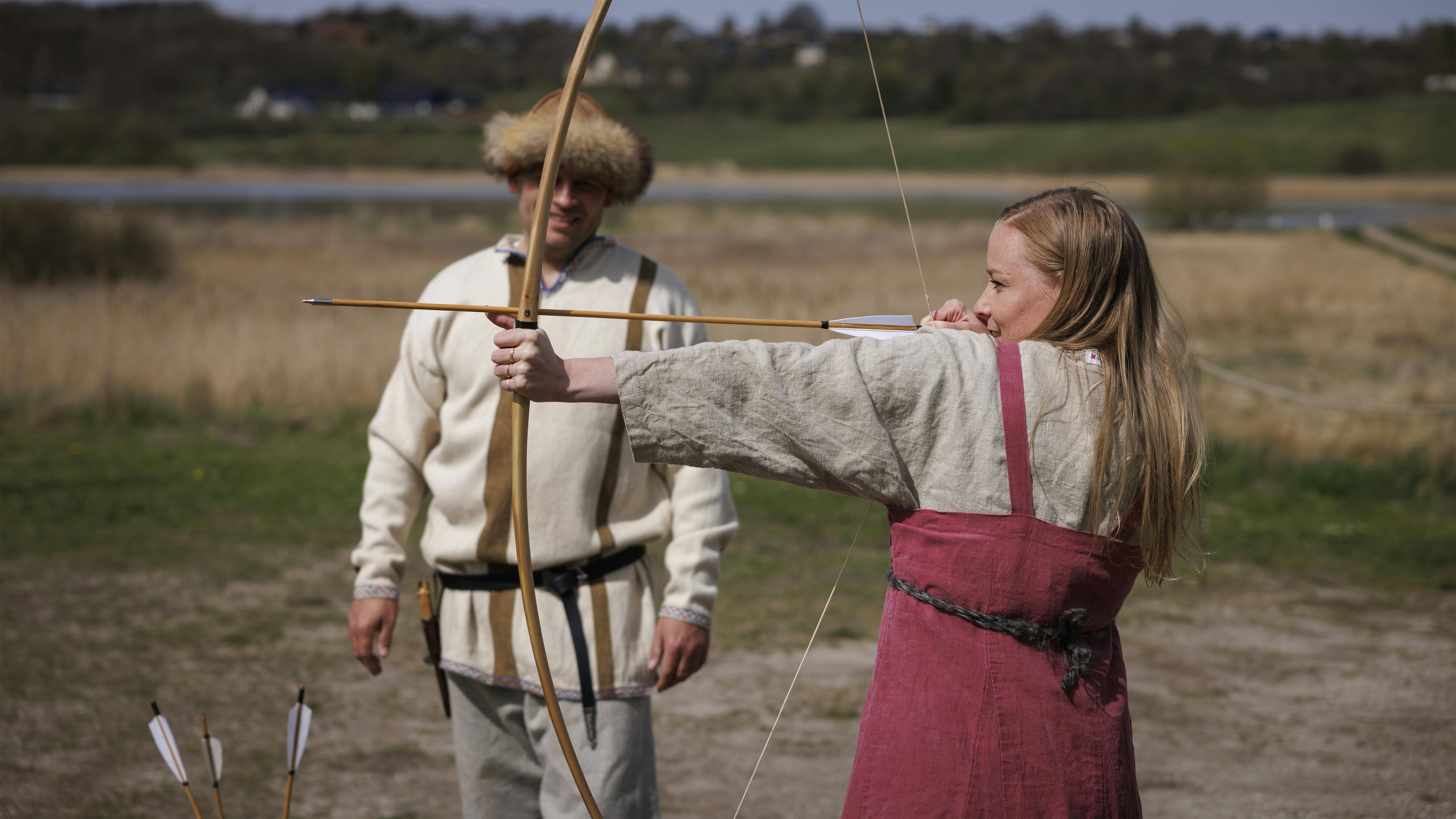 Niels Erik og Christina på gruppedaten efter deres første møde.