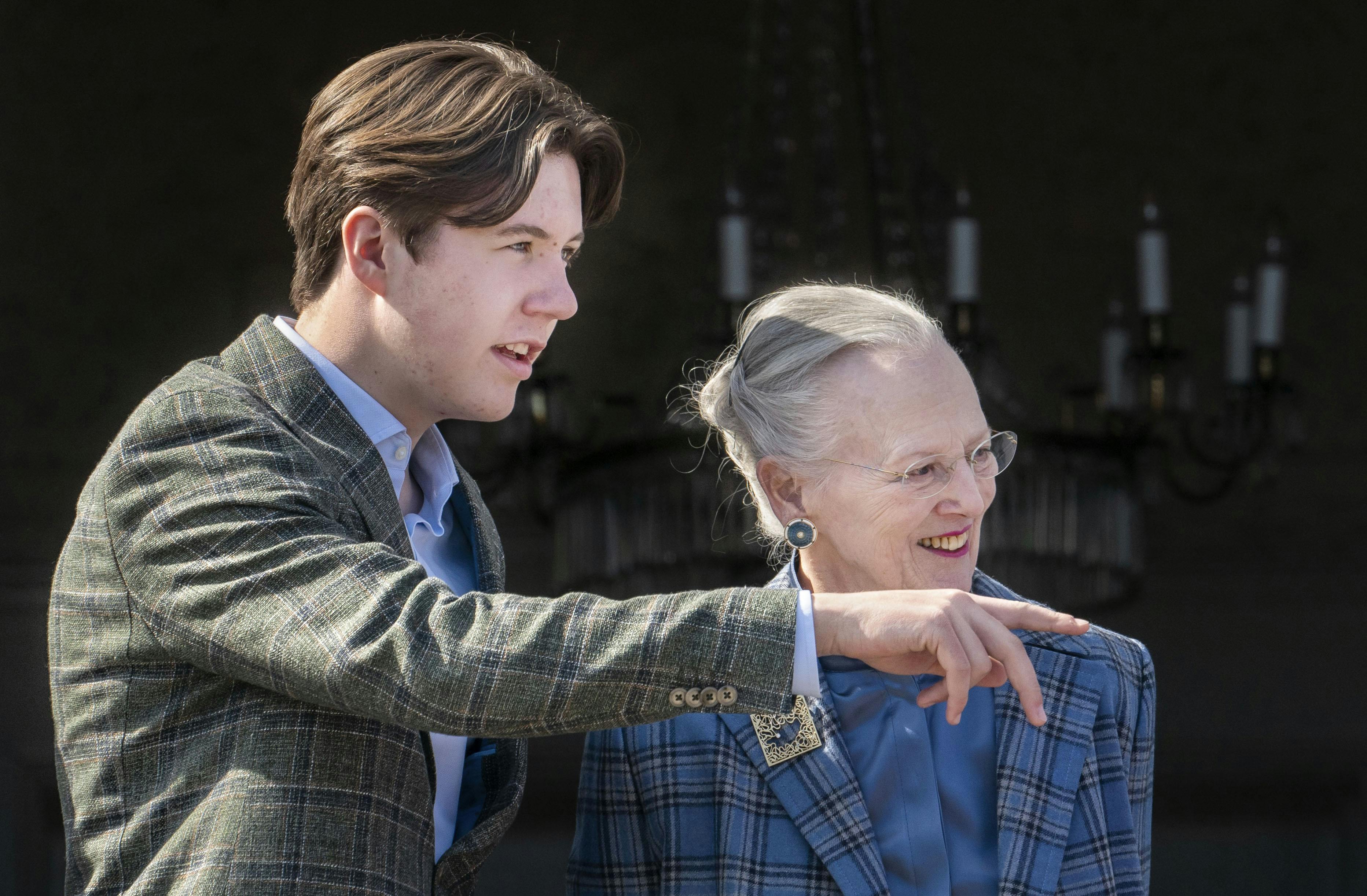Prins CHristian og dronning Margrethe