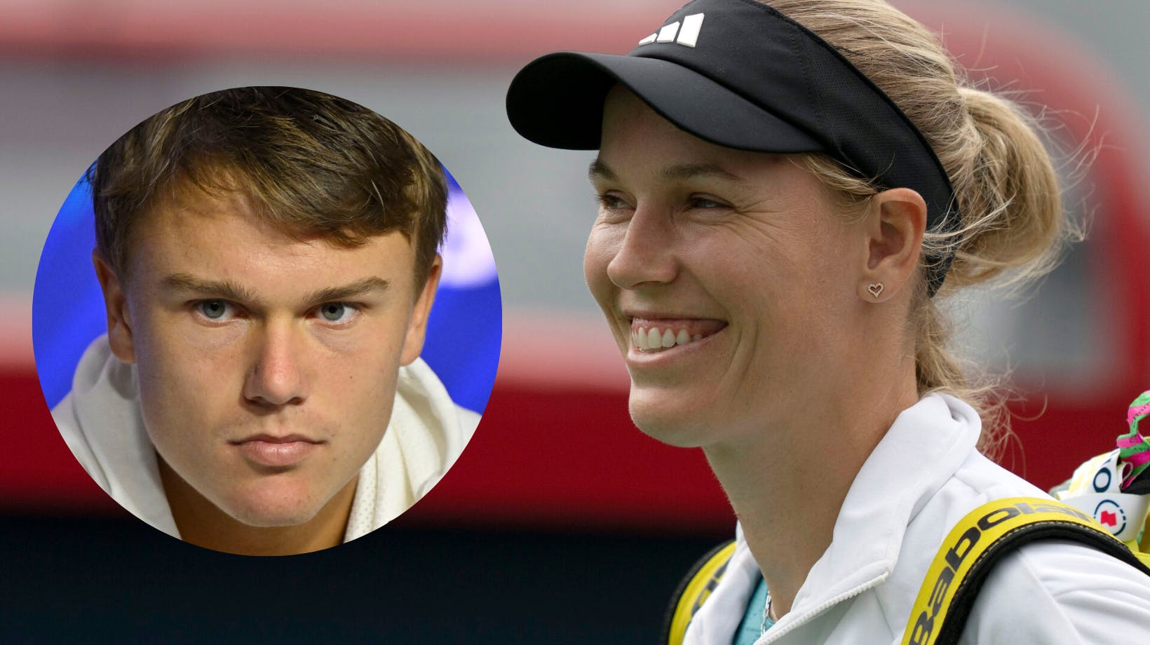 Caroline Wozniacki har forsøgt at opmuntre Holger Rune efter hans nederlag første runde ved US Open.