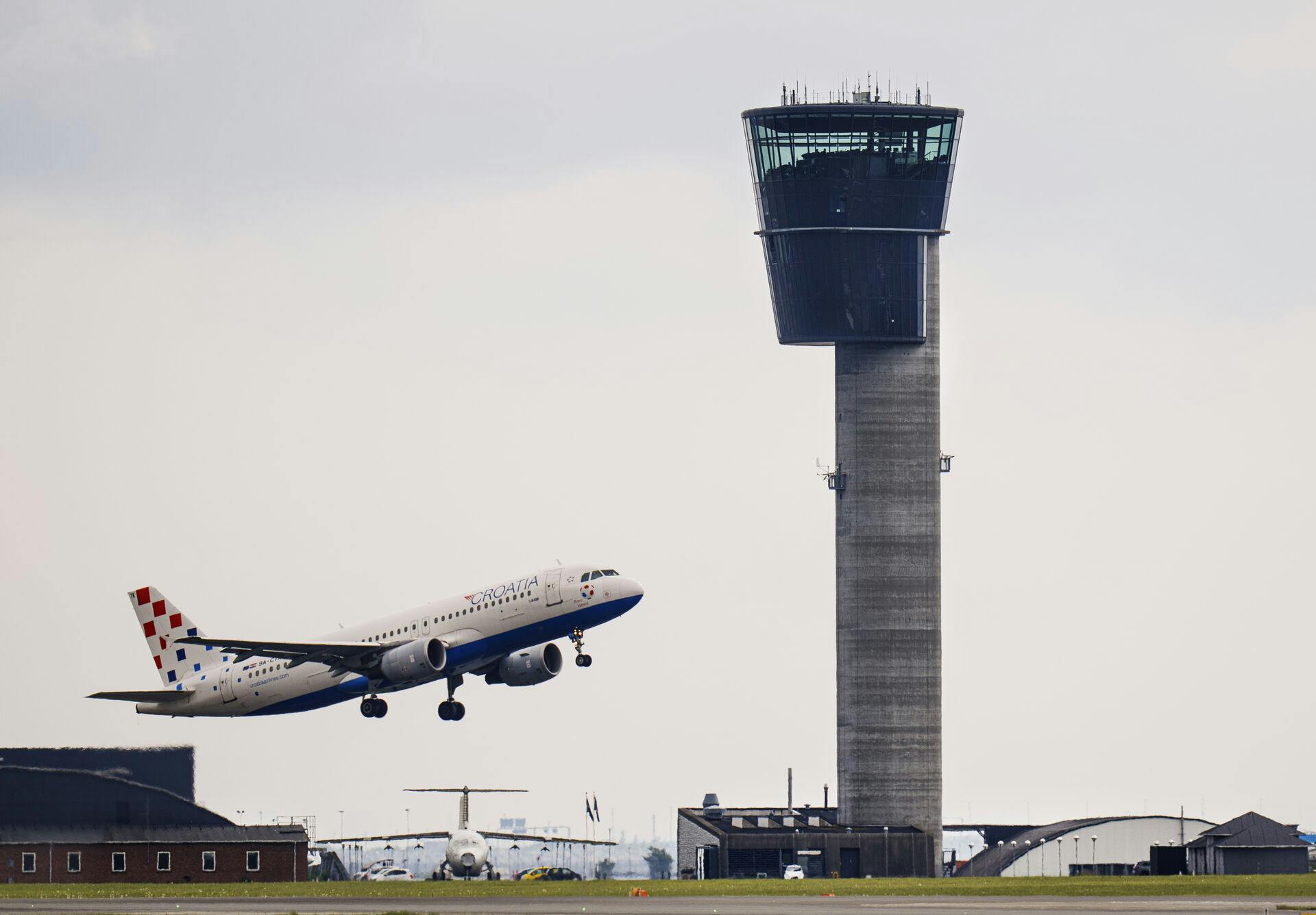 The control tower at Copenhagen Airport, Copenhagen, Denmark, Wednesday 24 May 2023.. (Photo: Liselotte Sabroe/Ritzau Scanpix)