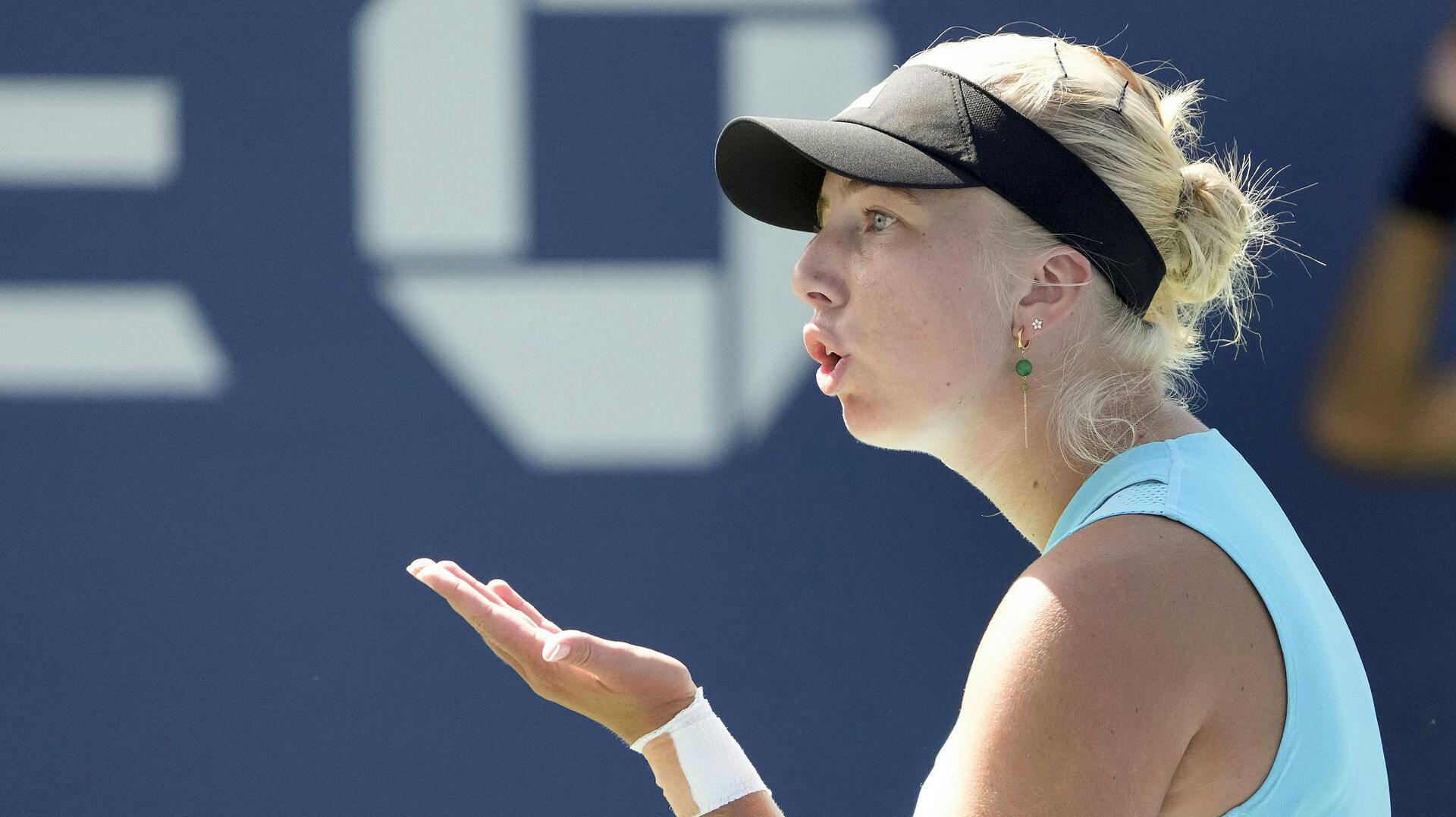 Clara Tauson er færdig i US Open efter et klart nederlag til amerikanske Peyton Stearns.