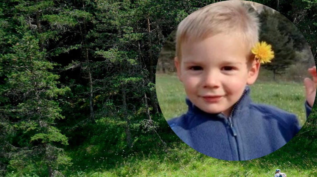 2-årige Émile har været sporløst forsvundet i snart to måneder - her ses frivillige finkæmme et område for at forsøge at finde drengen.