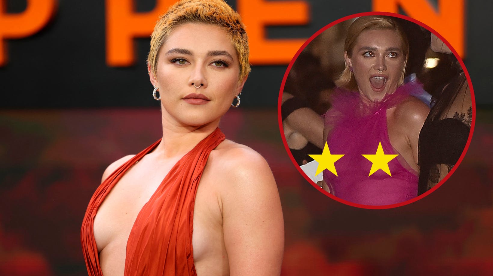 Den 27-årige filmstjerne Florence Pugh forsvarer det voldsomt omtalte kjolevalg 