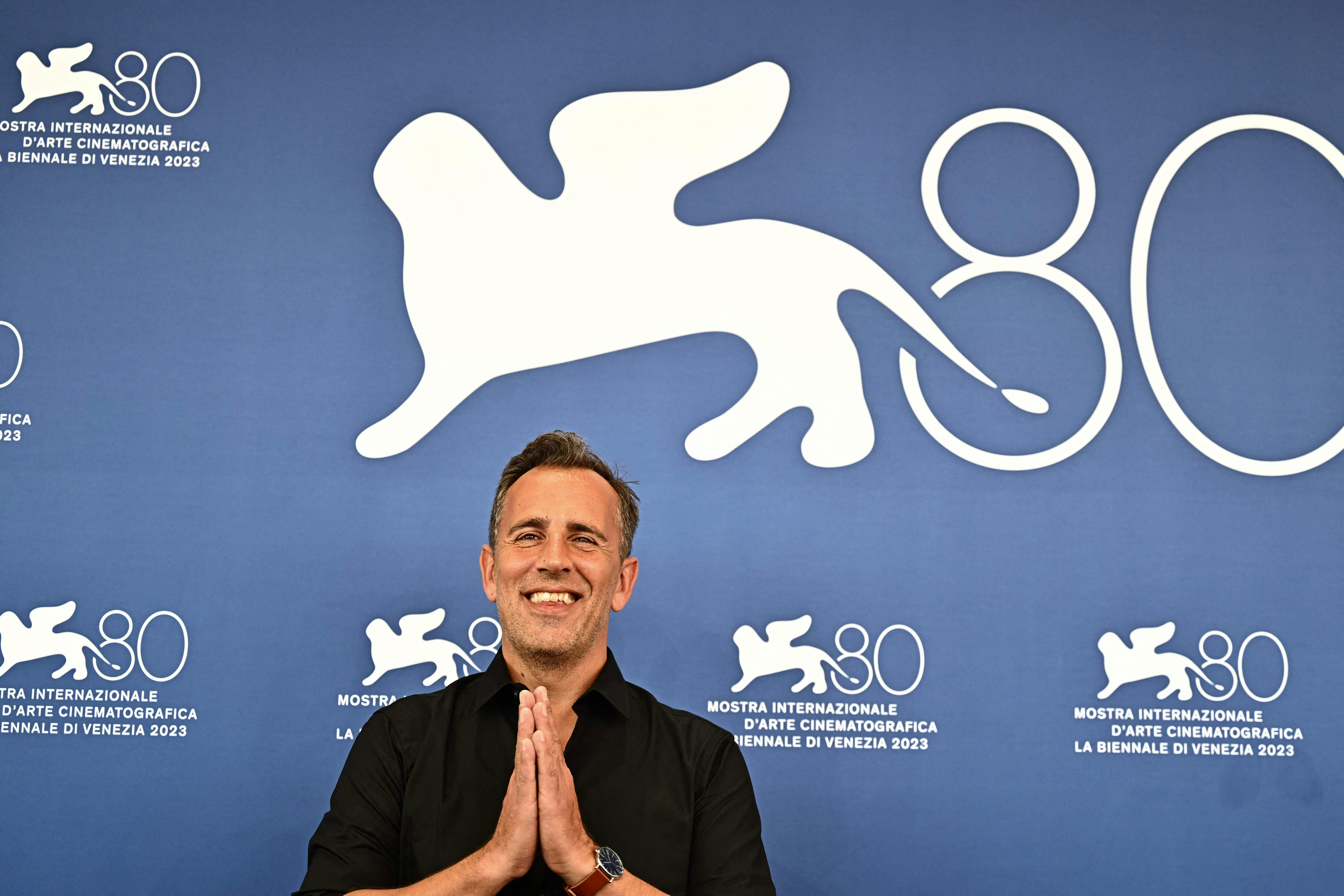 Danish director Nikolaj Martin Arcel poses during the photocall of the movie "Bastarden (The Promised Land)" presented in competion at the 80th Venice Film Festivalon September 1, 2023 at Venice Lido. (Photo by GABRIEL BOUYS / AFP)