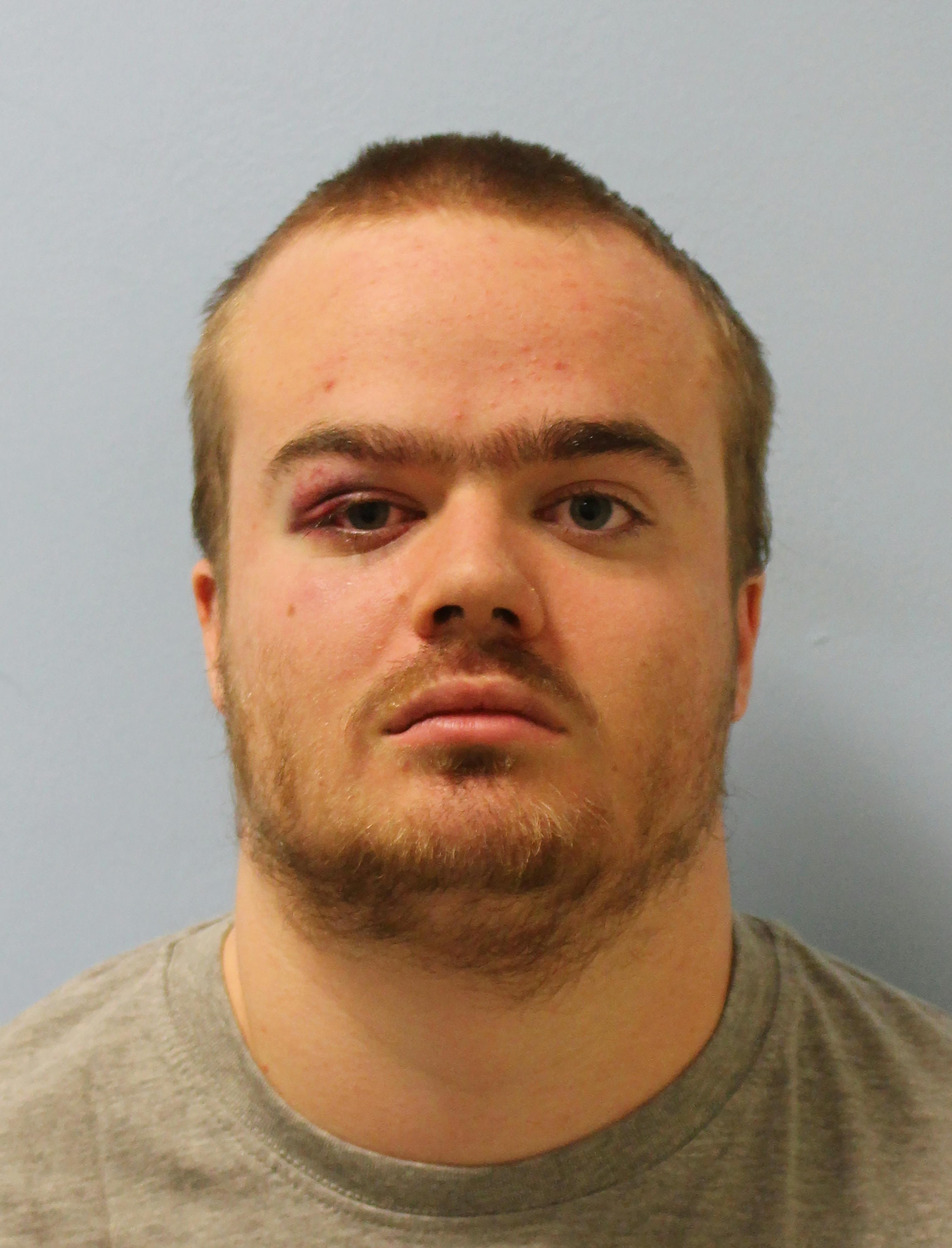 A handout photograph released by the Metropolitan Police on December 6, 2019 shows Jonty Bravery posing for his custody photograph in London. British teenager Jonty Bravery on December 6, 2019 pleaded guilty to the attempted murder of a six-year-old French boy, who was thrown from the 10th floor viewing platform of London's Tate Modern art gallery. Handout / METROPOLITAN POLICE / AFP