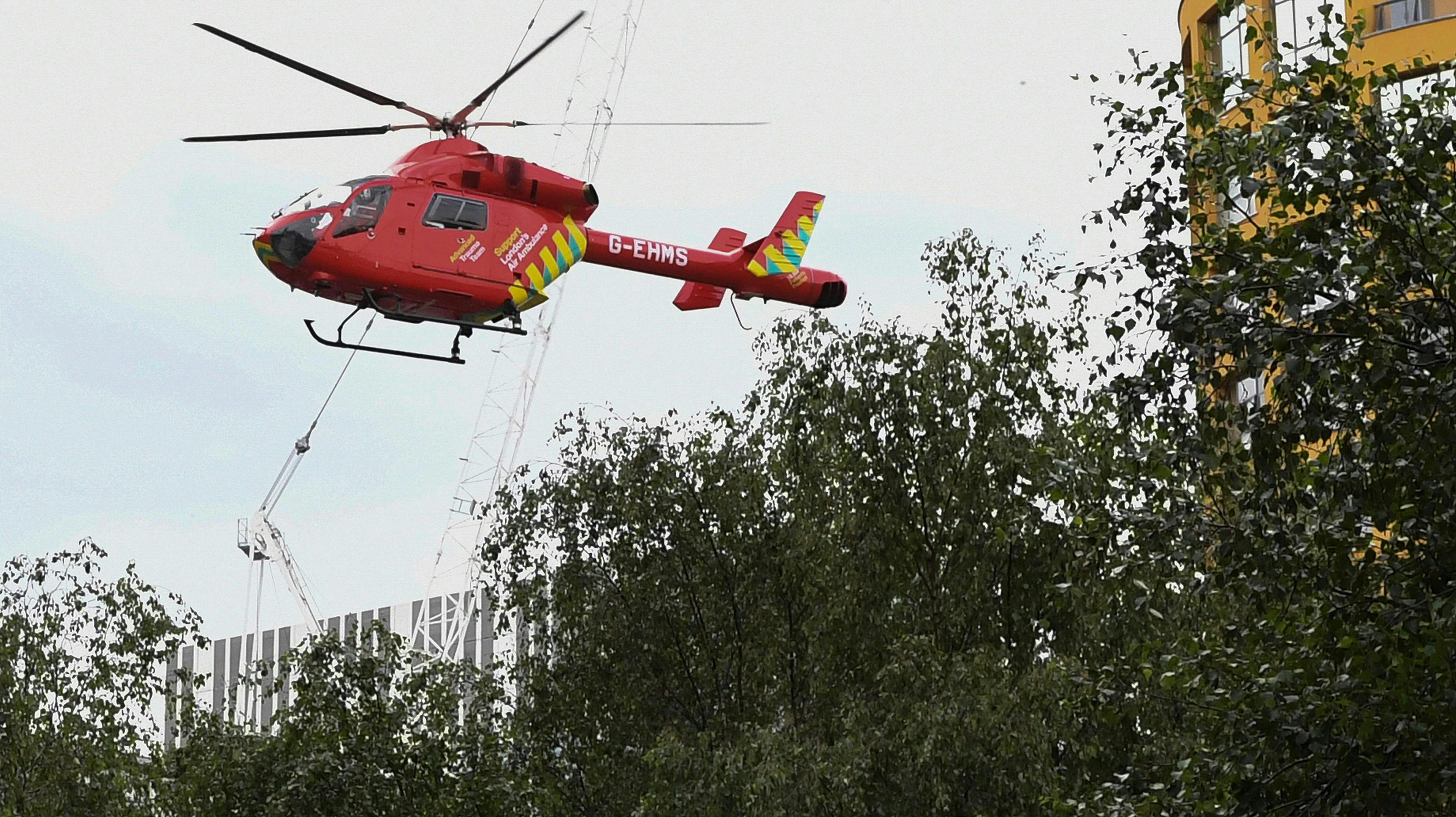 Den seksårige dreng blev hastet til hospitalet