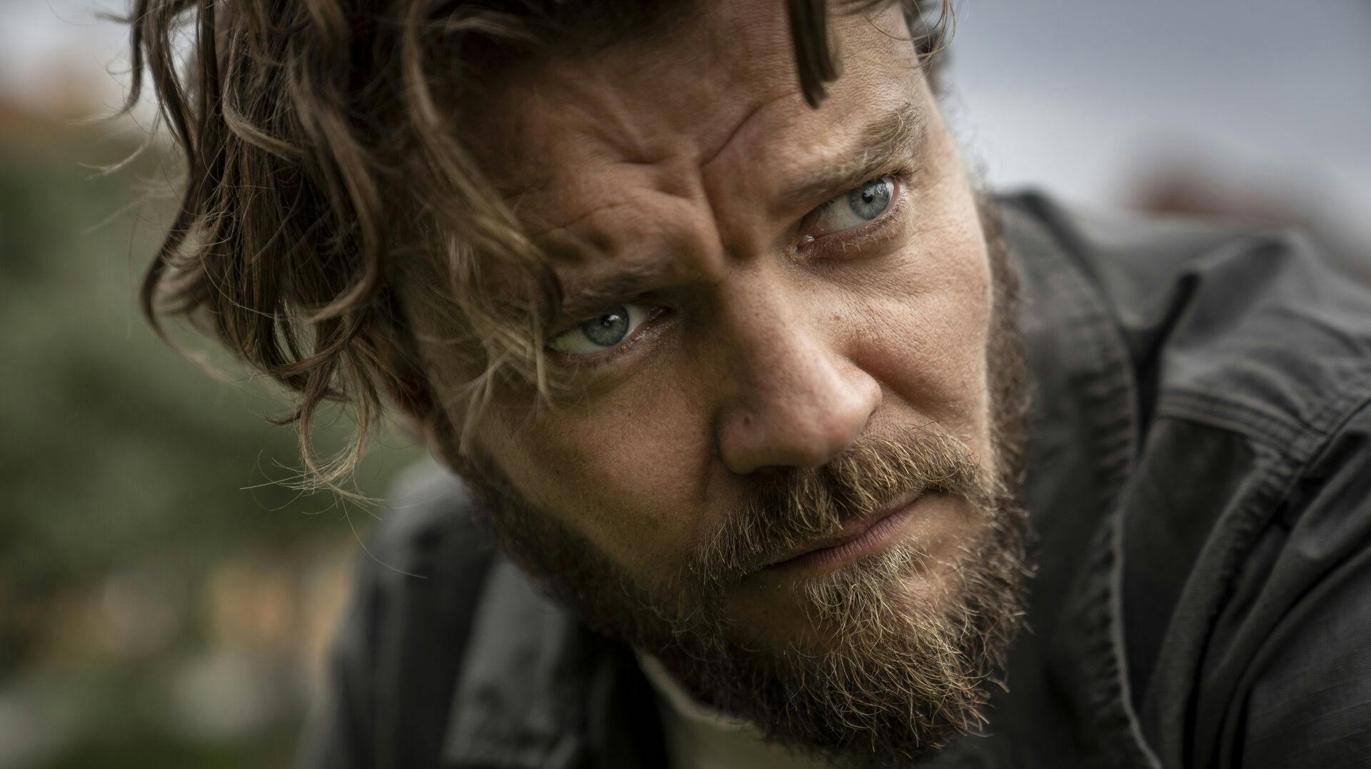 Pilou Asbæk i Valby, tirsdag den 15. august 2023.. (Foto: Mads Claus Rasmussen/Ritzau Scanpix)