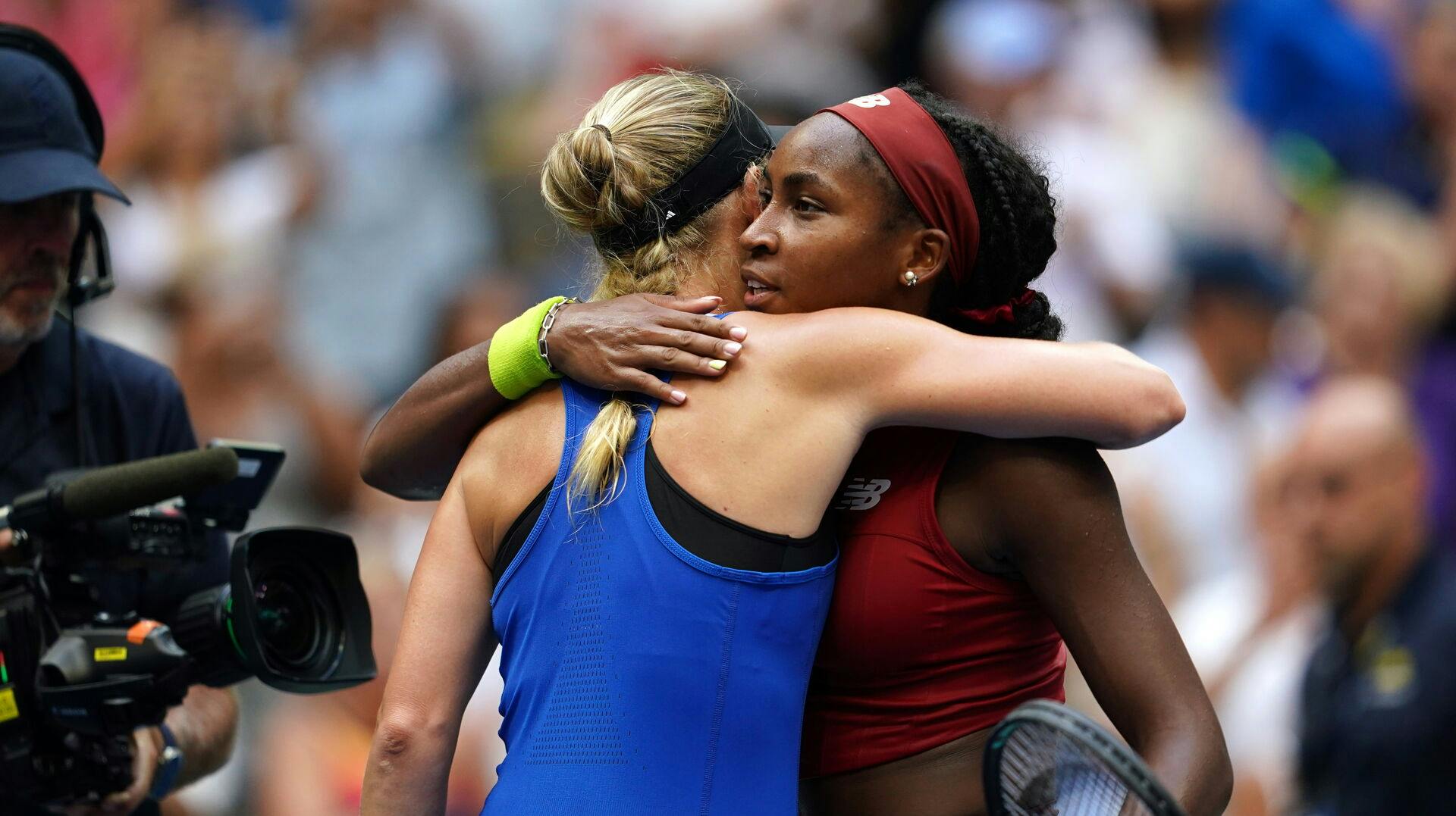 Da Wozniacki spillede sin sidste US Open, spillede 19-årige Gauff sin første. I nat tørnede de to så sammen for første gang.