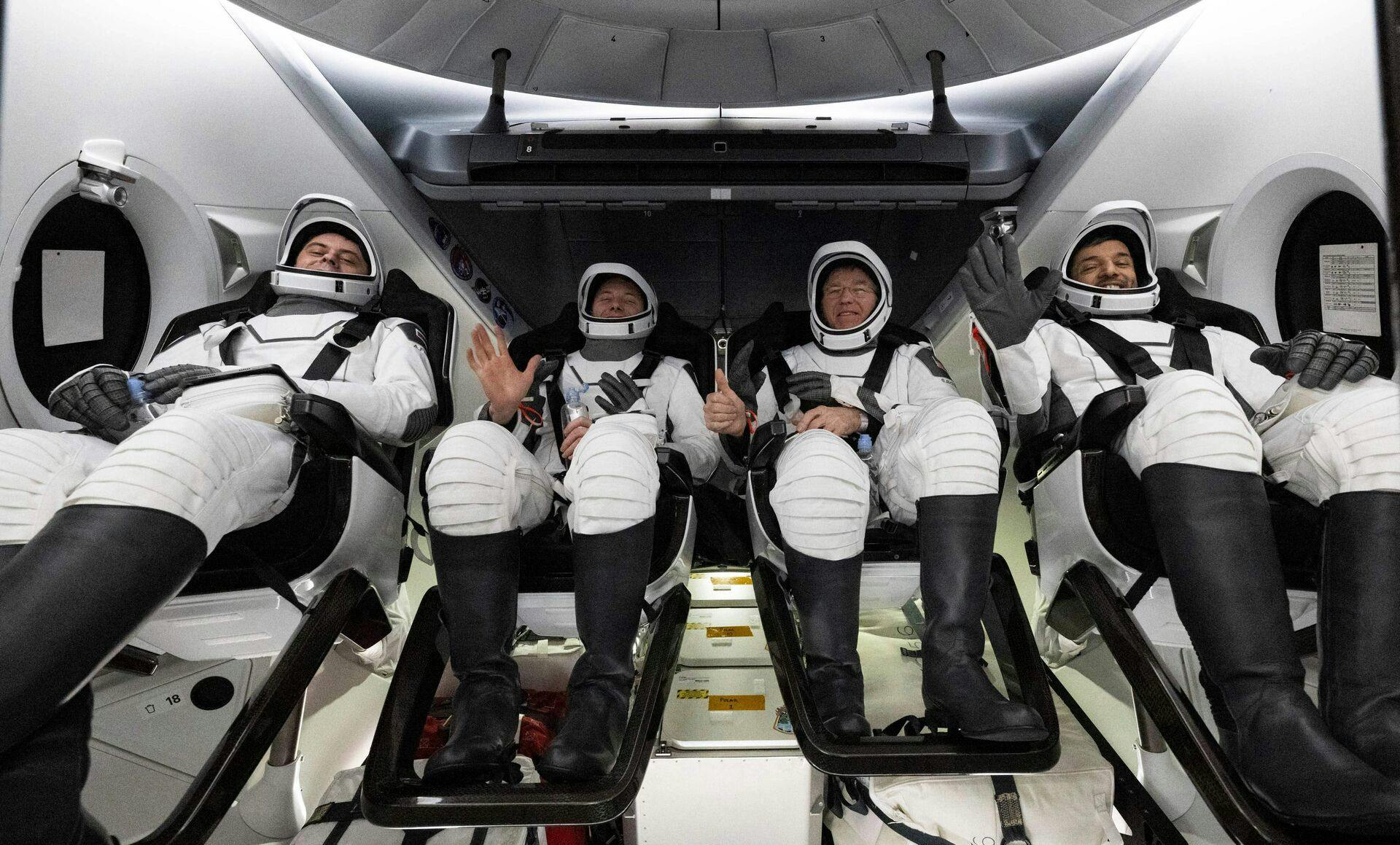 Fire astronauter er rejst hjem fra ISS efter cirka et halvt år i rummet. De landede tidligt mandag morgen.