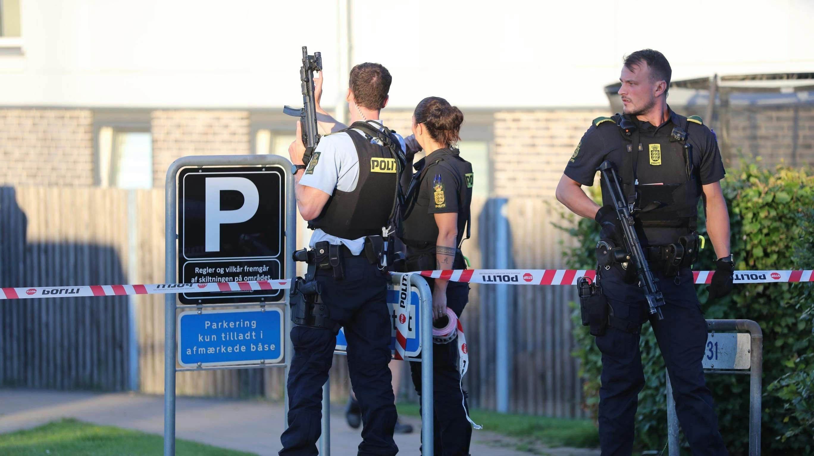 Politiet var mandag massivt til stede i Ishøj, hvor de fik flere anmeldelser om skud.