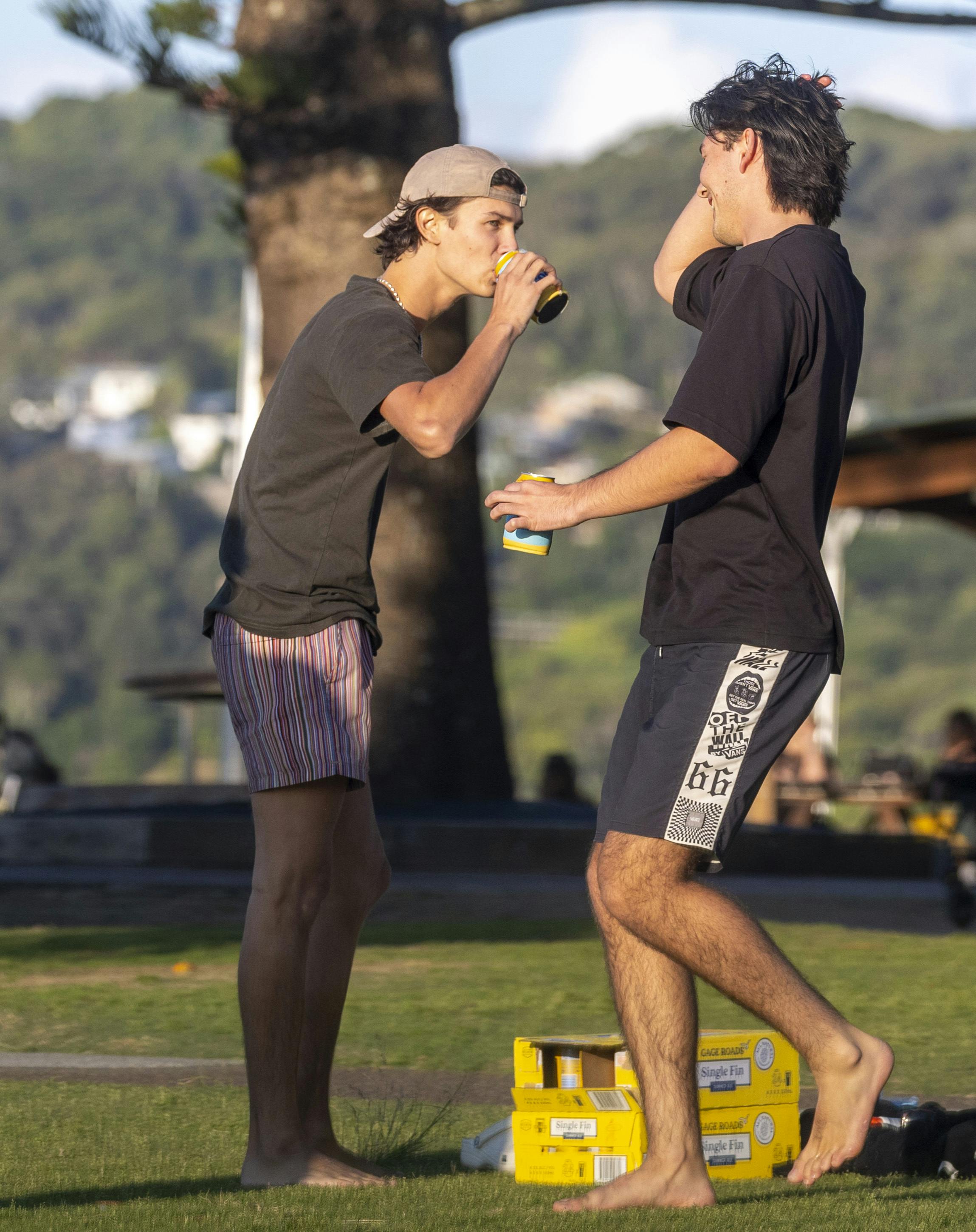 Der var medbragt hele to rammer – man skulle jo næppe løbe tør.