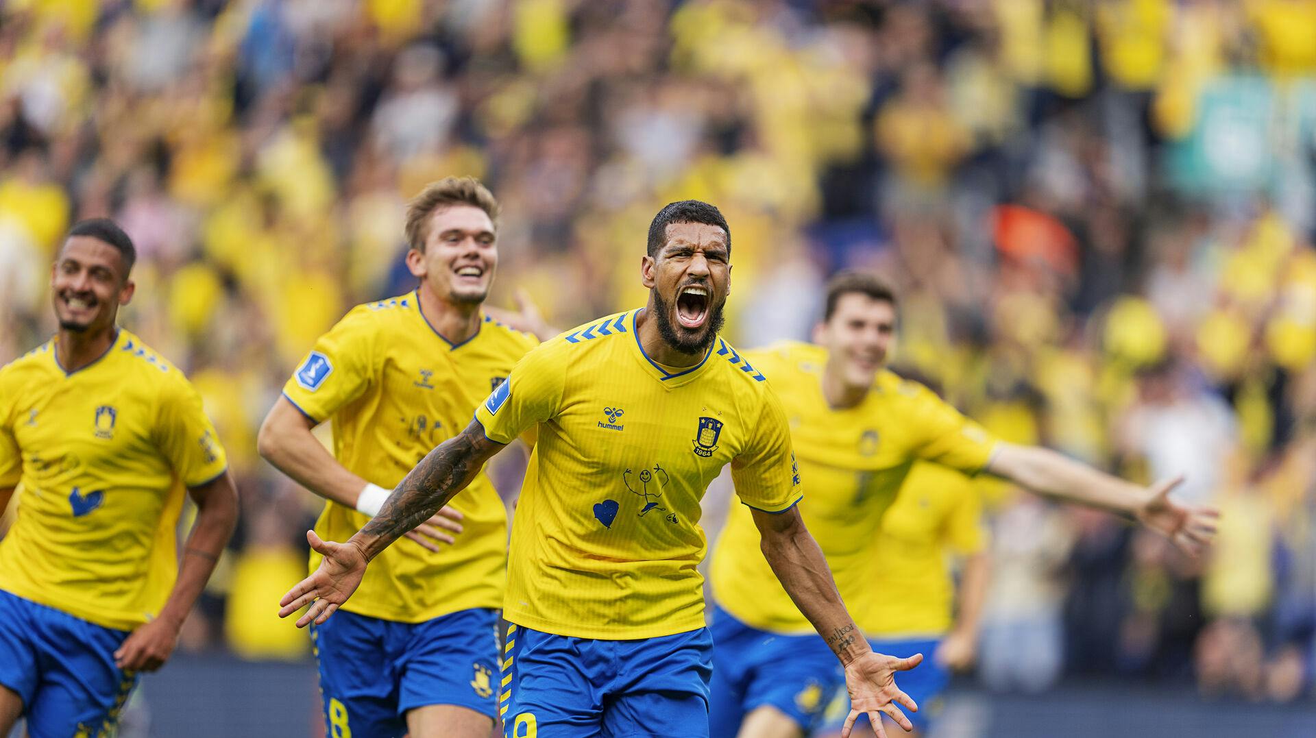 Brøndby kæmper om det danske mesterskab.