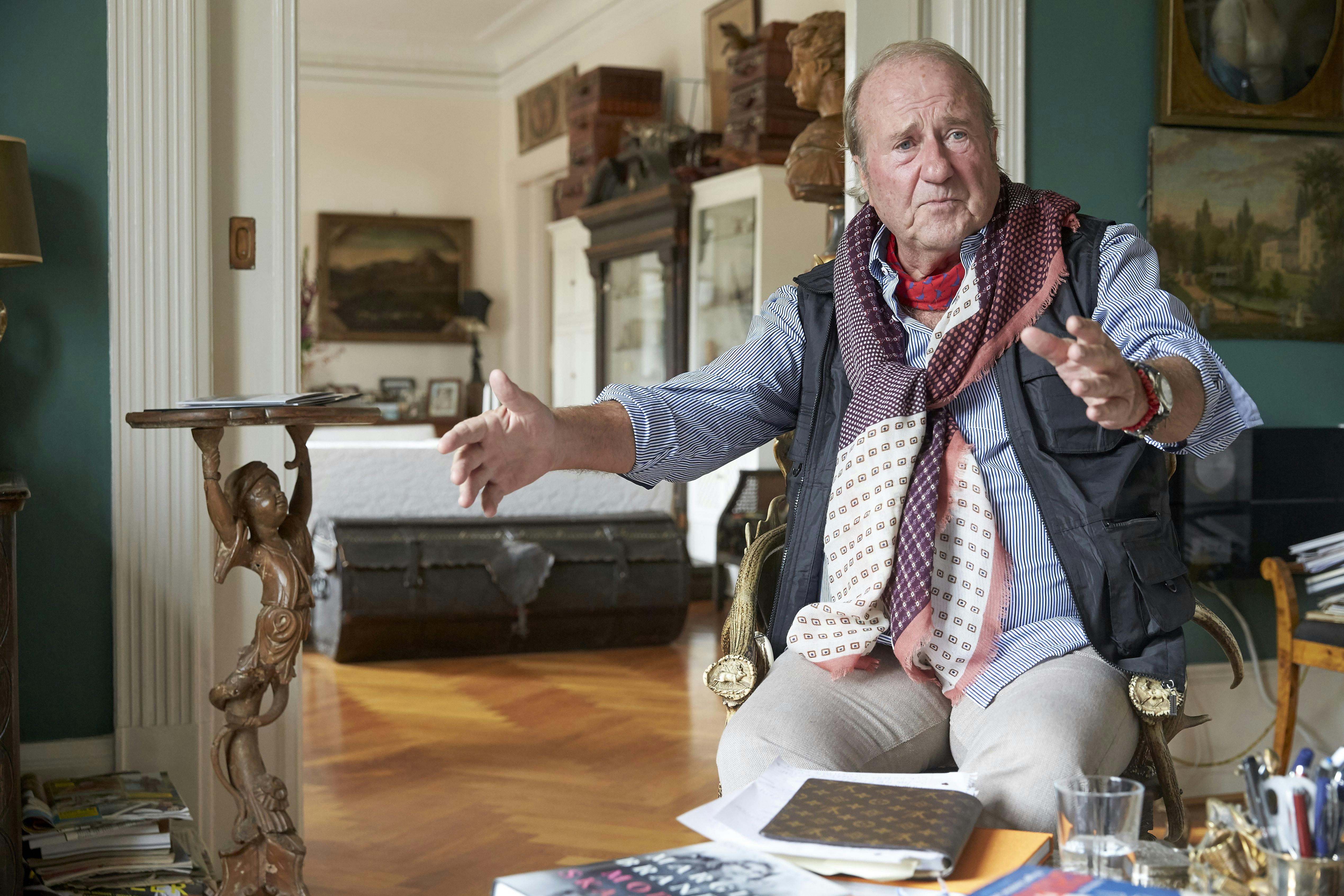 Begivenhed: Iw med Erik Brandt.Sted: Hjemme hos, Esplanaden 7 København K.jour: Jacob Heineldato: 20181021foto: Thomas Laursen