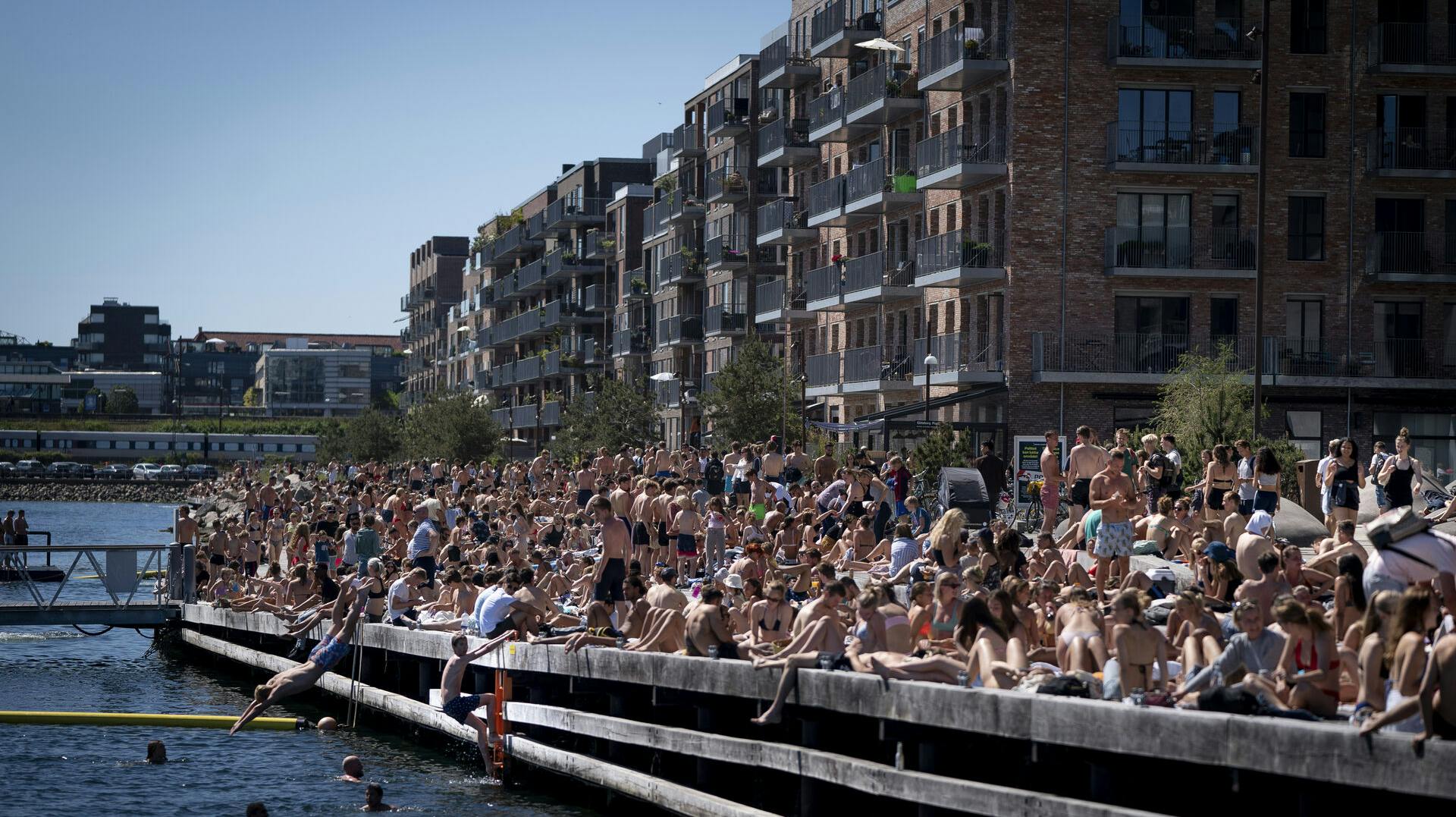 Der er rig mulighed for at hoppe i vandet i dag.