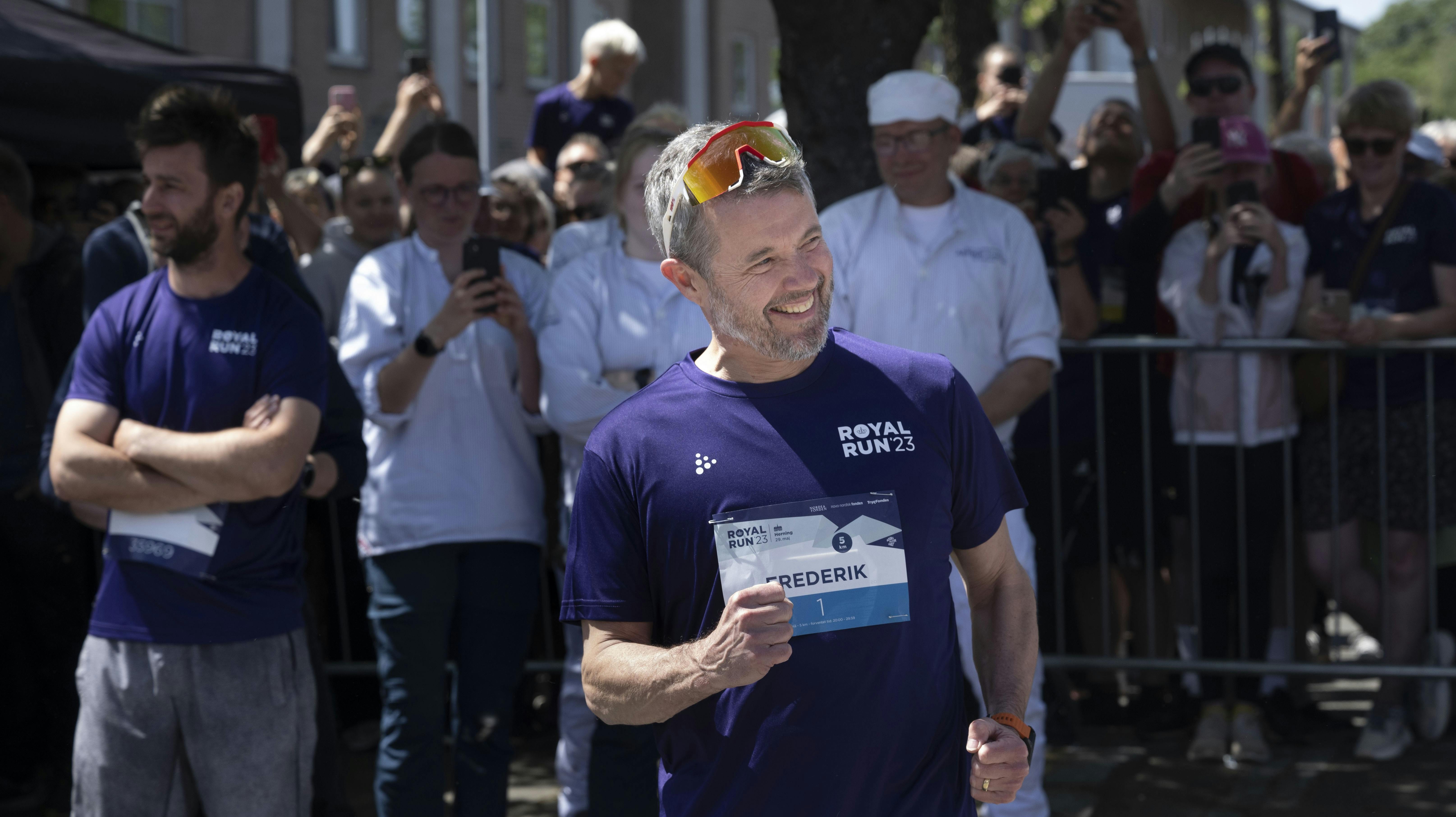 Kronprins Frederik er igen næste år klar til at løbe med danskerne.