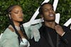 Rihanna and ASAP Rocky attend The Fashion Awards 2019 at The Royal Albert Hall. London, UK. 02/12/2019 | usage worldwide Photo by: Ik Aldama/picture-alliance/dpa/AP Images