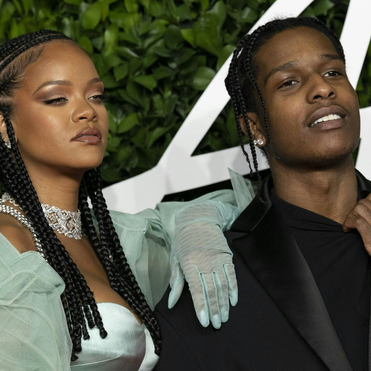 Rihanna and ASAP Rocky attend The Fashion Awards 2019 at The Royal Albert Hall. London, UK. 02/12/2019 | usage worldwide Photo by: Ik Aldama/picture-alliance/dpa/AP Images