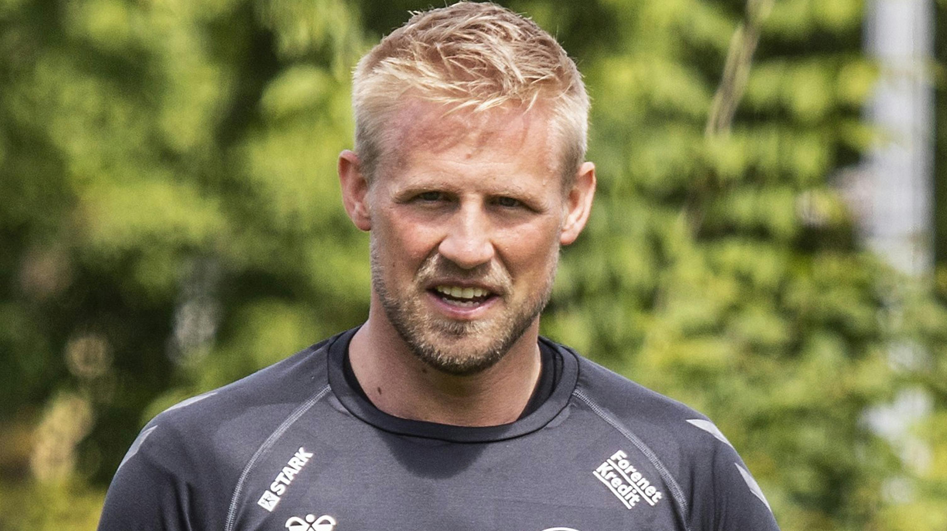 Fodbold Landsholdet og Dronningen i Helsingør. Dronning Margrethe og landsholdet.