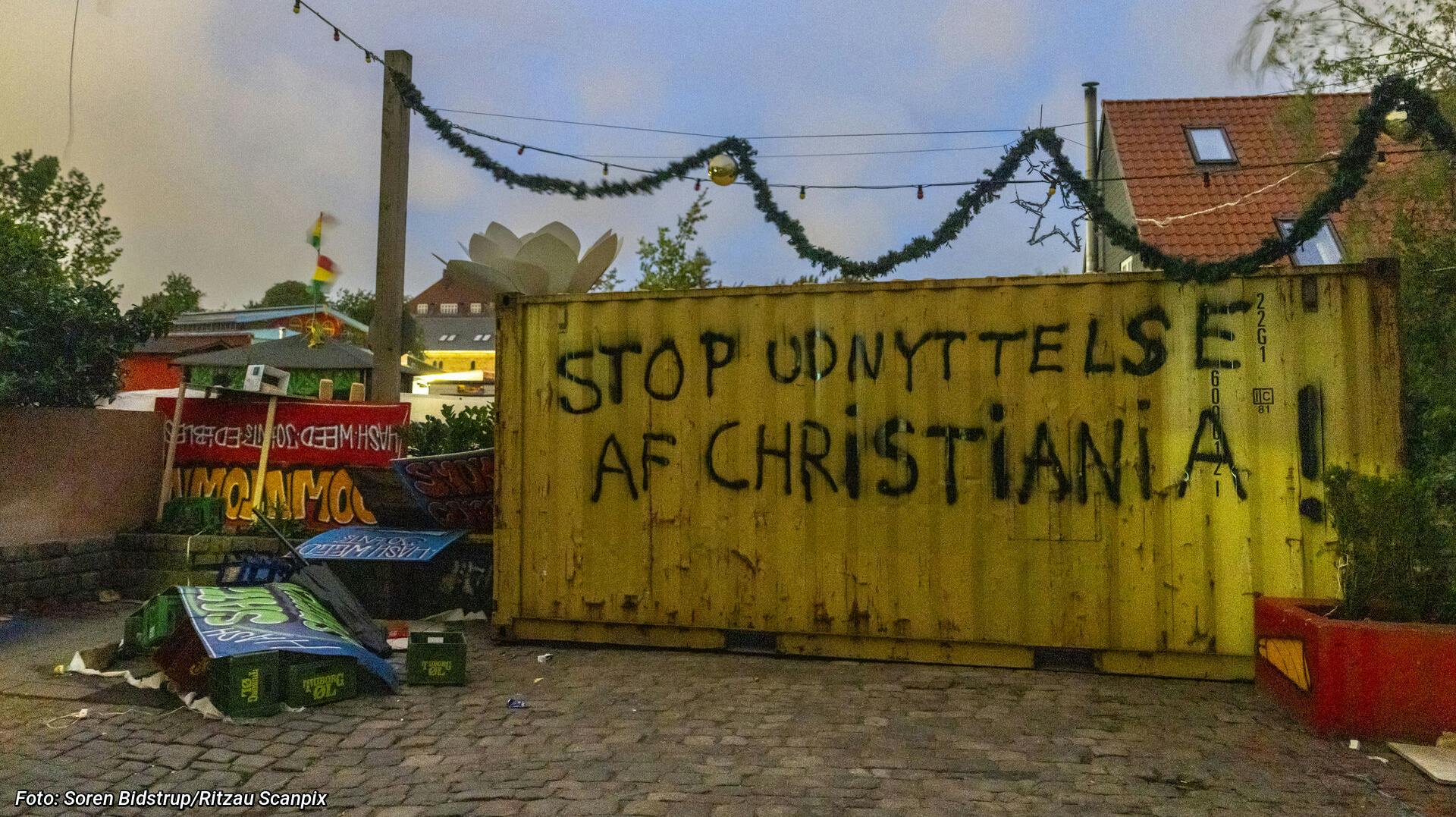Beboere på Christiania lukker pusher street