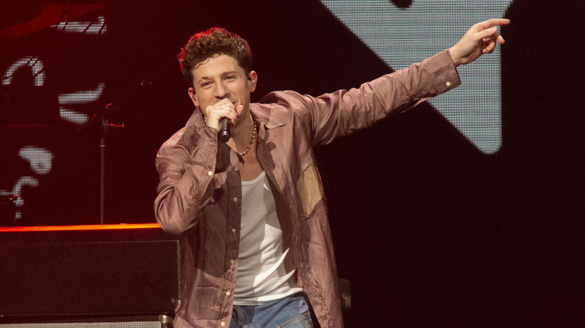 Charlie Puth performs in concert during Q102's iHeartRadio Jingle Ball at the Wells Fargo Center on Monday, Dec. 12, 2022, in Philadelphia. (Photo by Owen Sweeney/Invision/AP)