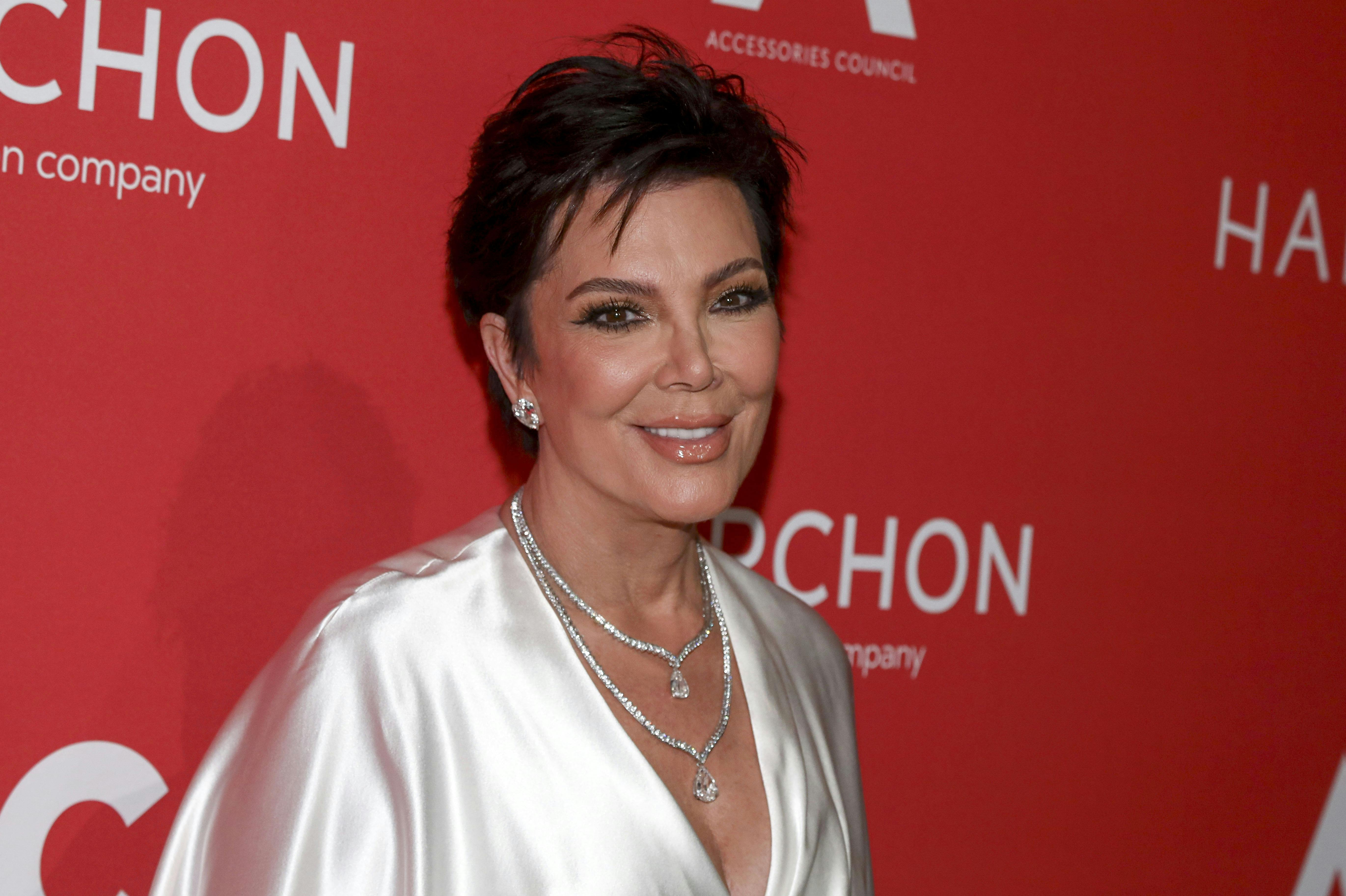 Television personality Kris Jenner attends the Accessories Council 27th annual ACE Awards at Cipriani 42nd Street on Wednesday, May 3, 2023, in New York. (Photo by Andy Kropa/Invision/AP)