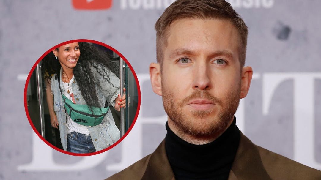 Calvin Harris friede til Vicky Hope sidste år under en ferie på Ibiza. 