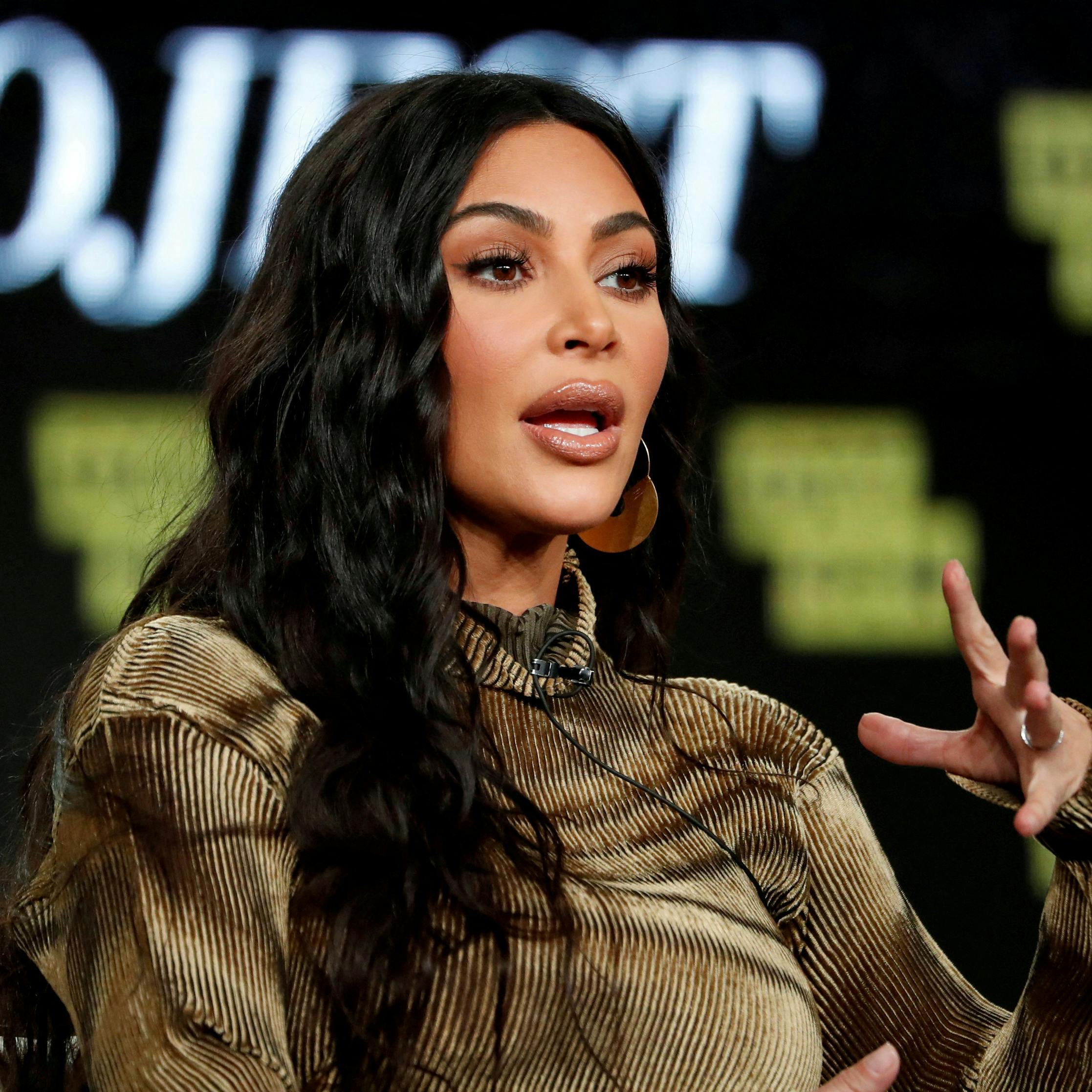 FILE PHOTO: Television personality Kim Kardashian attends a panel for the documentary "Kim Kardashian West: The Justice Project" during the Winter TCA (Television Critics Association) Press Tour in Pasadena, California, U.S., January 18, 2020. REUTERS/Mario Anzuoni/File Photo/File Photo