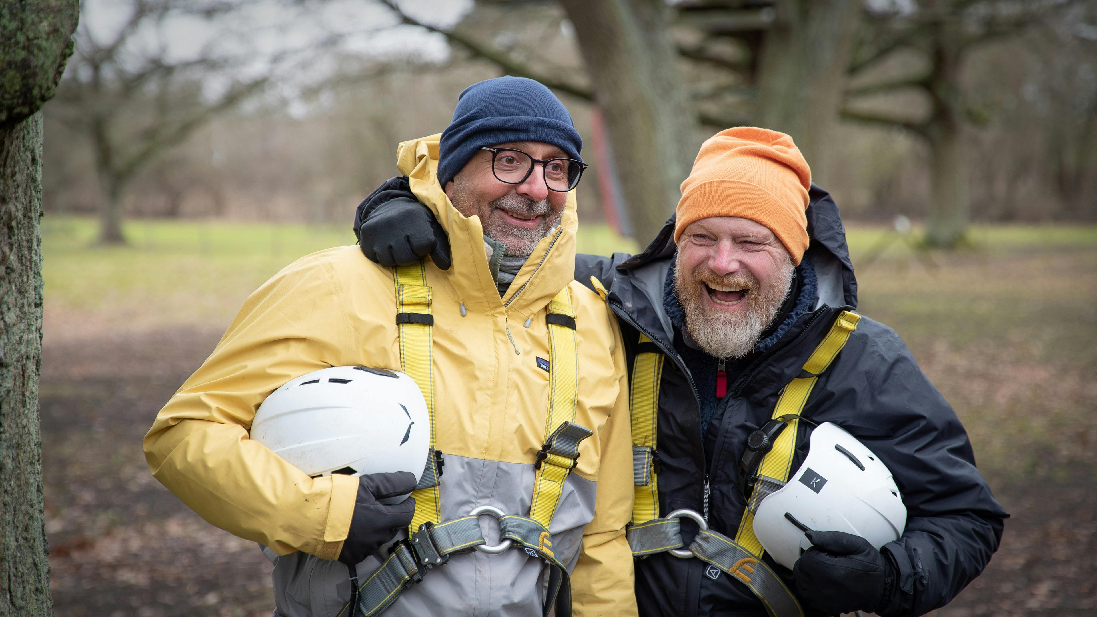 Flemming Møldrup og Mads Steffensen skal underholde seerne på TV 2 Fri til oktober.&nbsp;