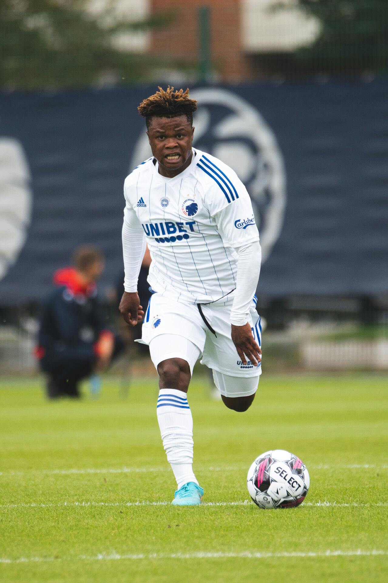 Akinkunmi Amoo (23) fra FC København set i reserveholdskampen mellem FC København og Silkeborg IF på FCK's træningsanlæg på Frederiksberg, d. 3/9 2022.