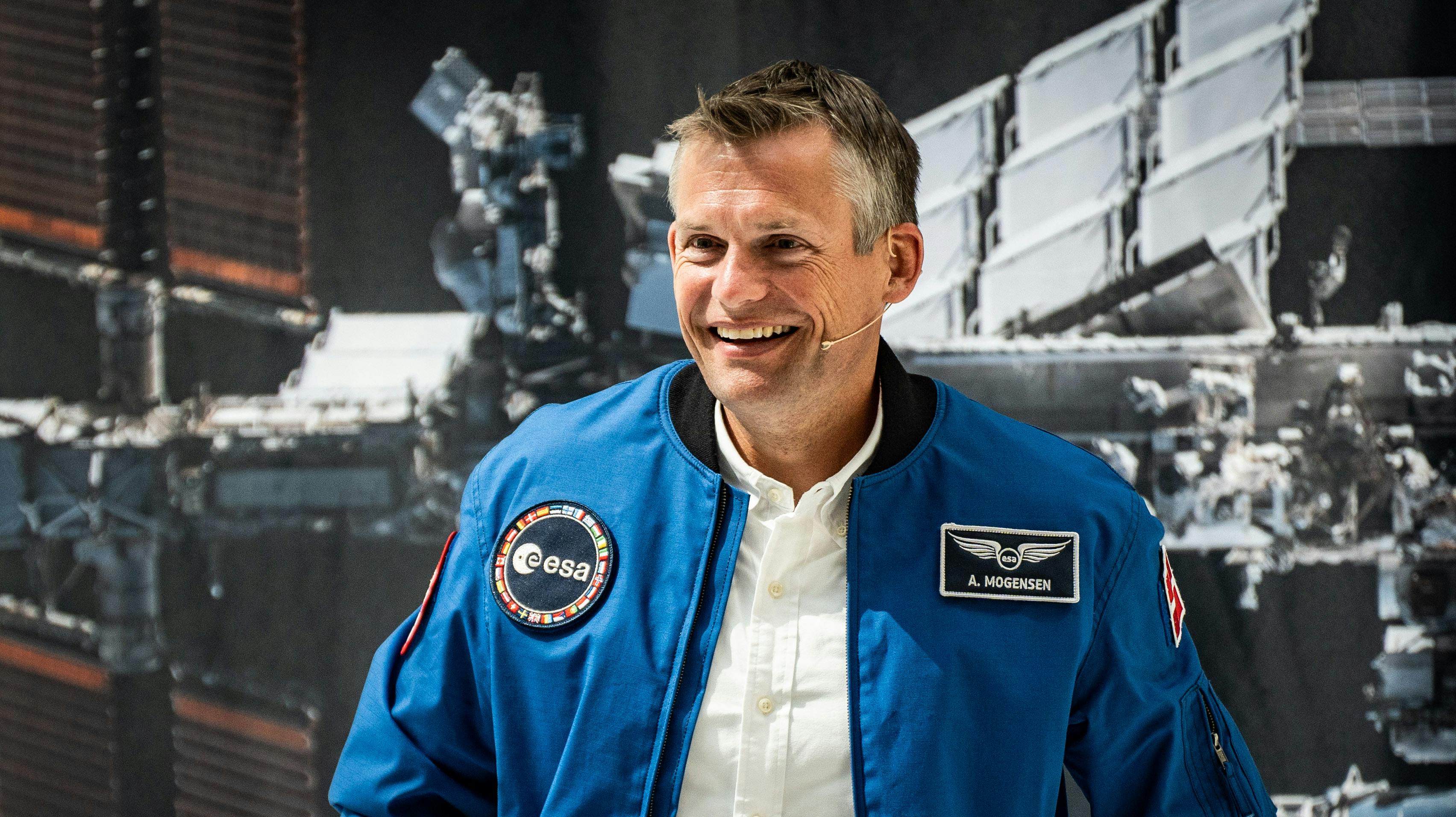 Andreas Mogensen svarede ikke G-påvirkningen, da en amerikansk elev spurgte, hvad det bedste ved jobbet som astronaut er.&nbsp;