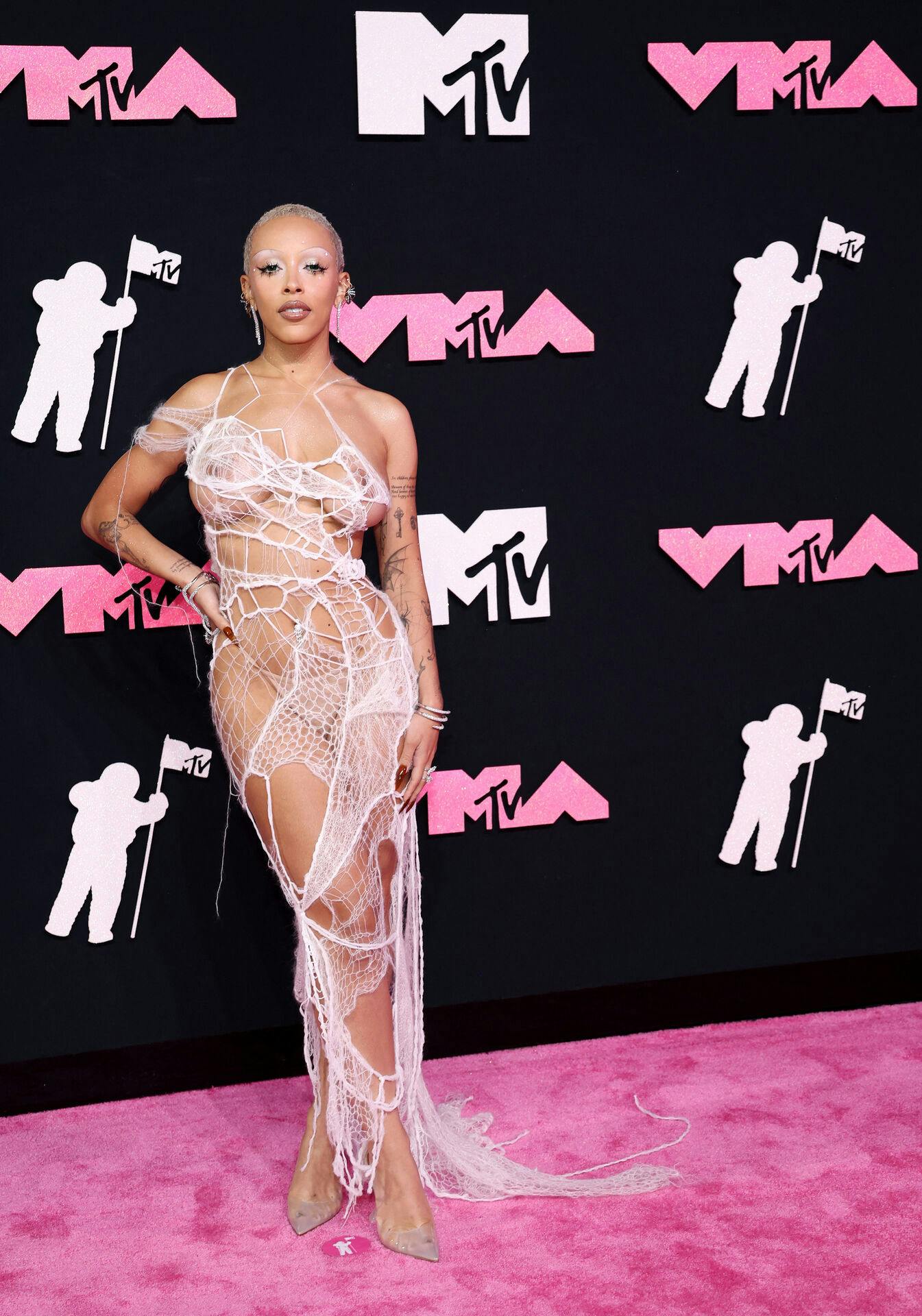 Doja Cat attends the 2023 MTV Video Music Awards at the Prudential Center in Newark, New Jersey, U.S., September 12, 2023. REUTERS/Andrew Kelly