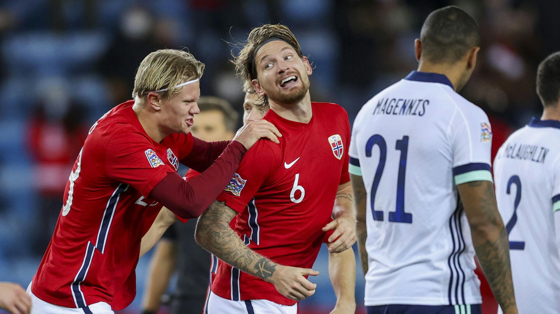  Stefan Strandberg var glad med også følelsesladet efter sejren mod Georgien. 