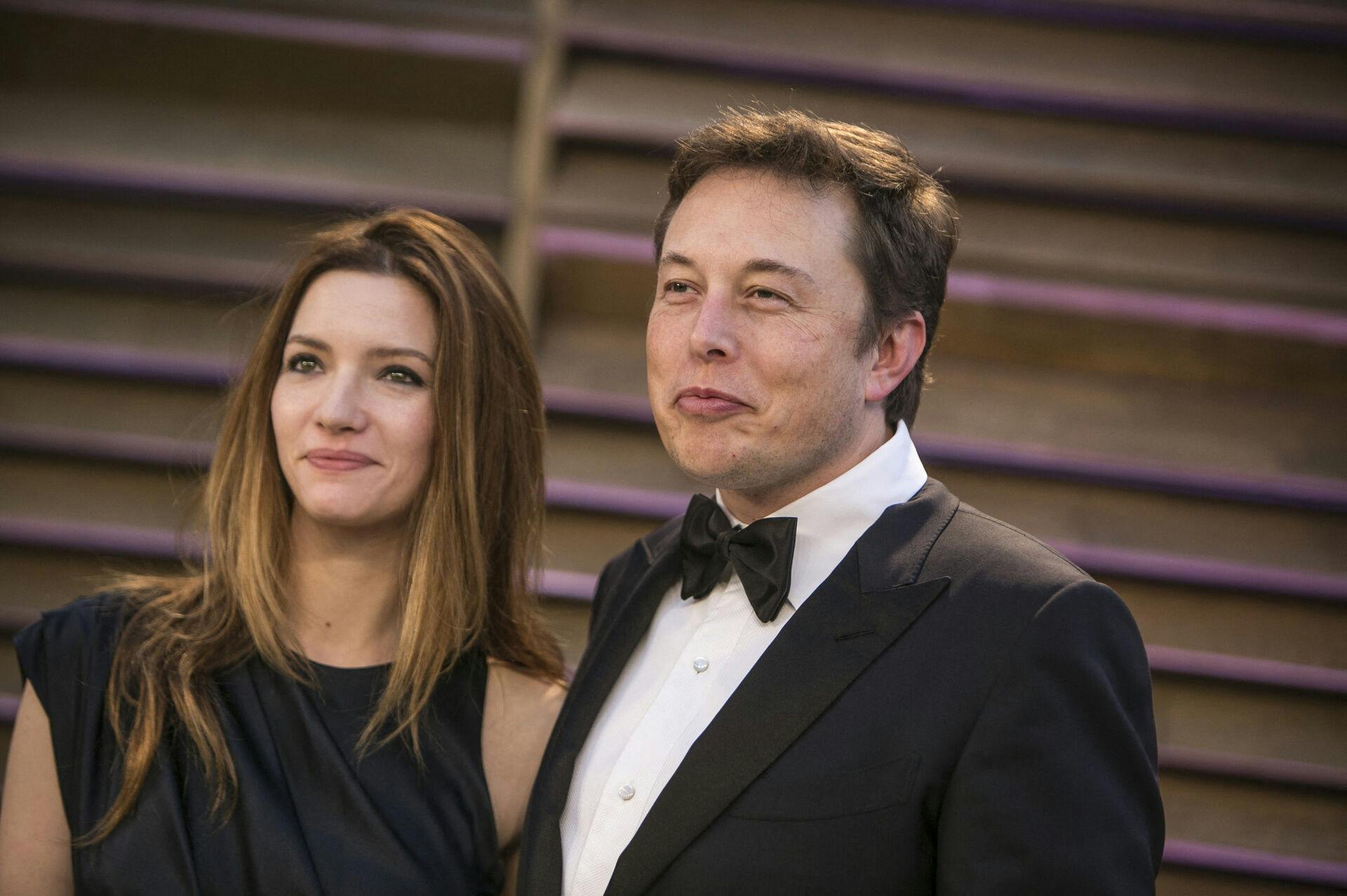 Elon Musk og Talulah Riley (tv.) var gift hele to gange. 