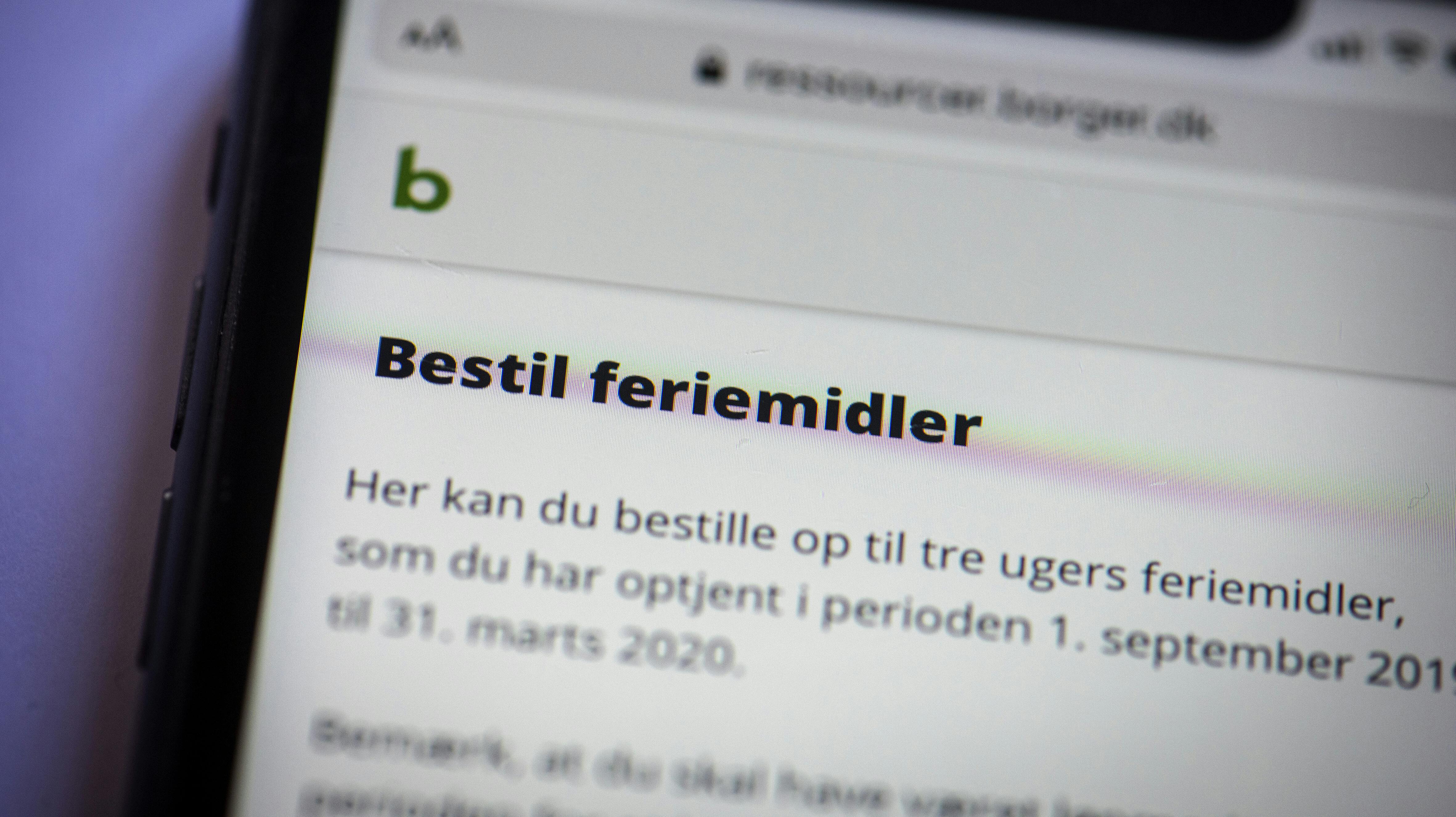 Der blev udbetalt 622 millioner kroner for meget til lønmodtagere, da indefrosne feriepenge blev sendt ud til danskerne under coronakrisen.