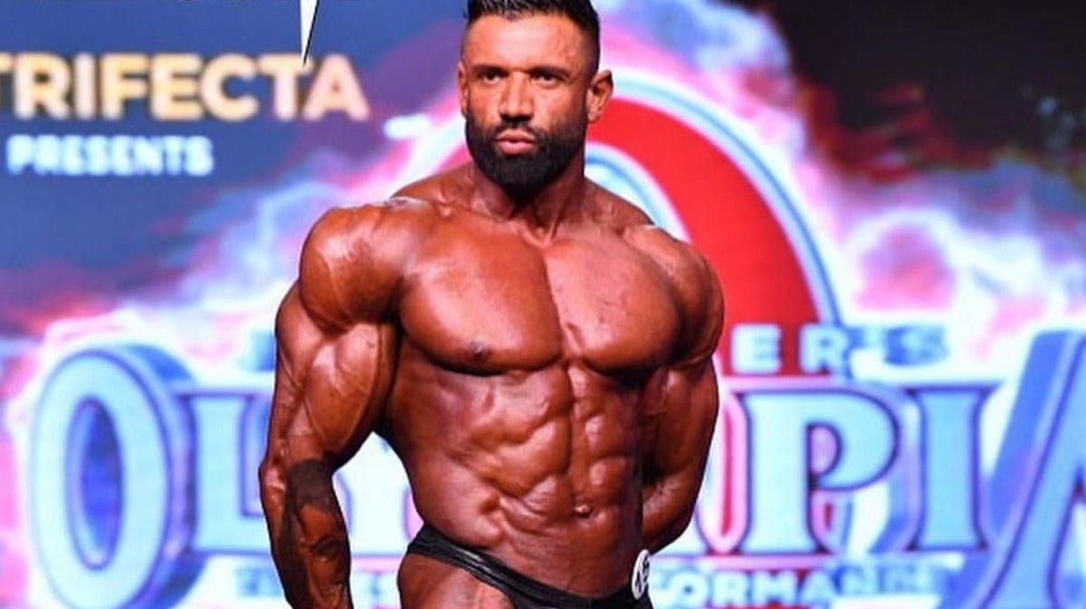 Neil Currey deltog ved Mr. Olympia i 2022. 