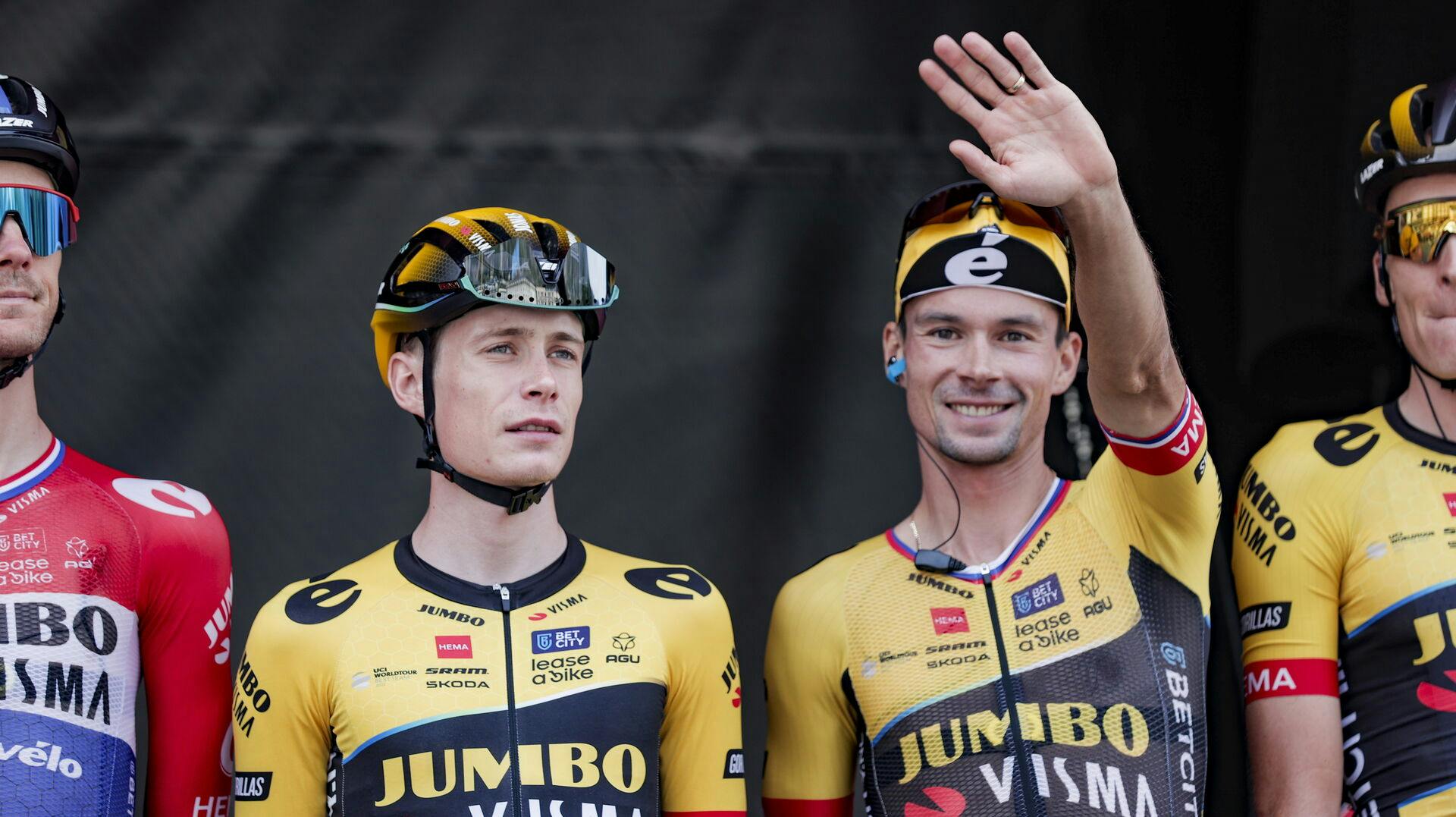 Jonas Vingegaard og Primoz Roglic kommer til at køre for Sepp Kuss på de resterende etaper af Vuelta a Espana.