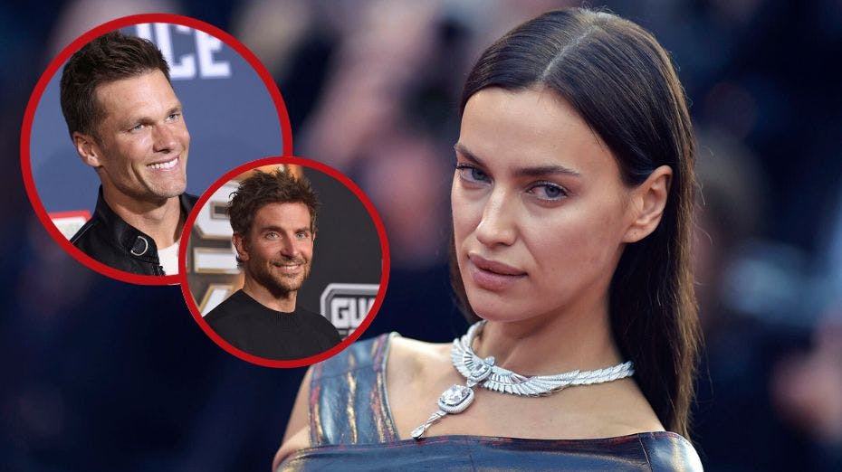 Irina Shayk er midtpunktet i et trekantsdrama mellem hende og Tom Brady og eks'en Bradley Cooper.