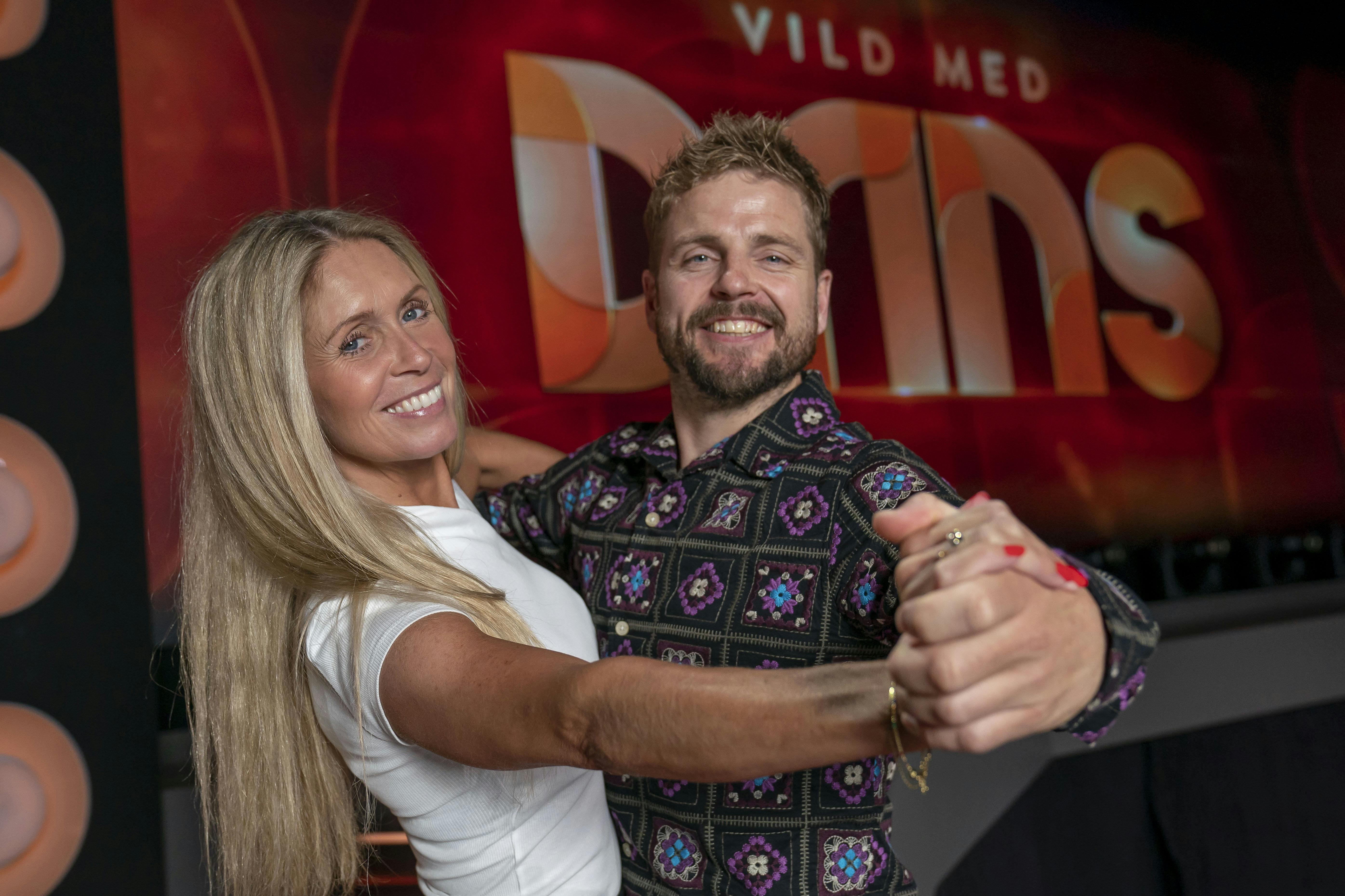 Karina Frimodt og Kasper Fisker er et meget festligt dansepar, som også holder af hinanden.
