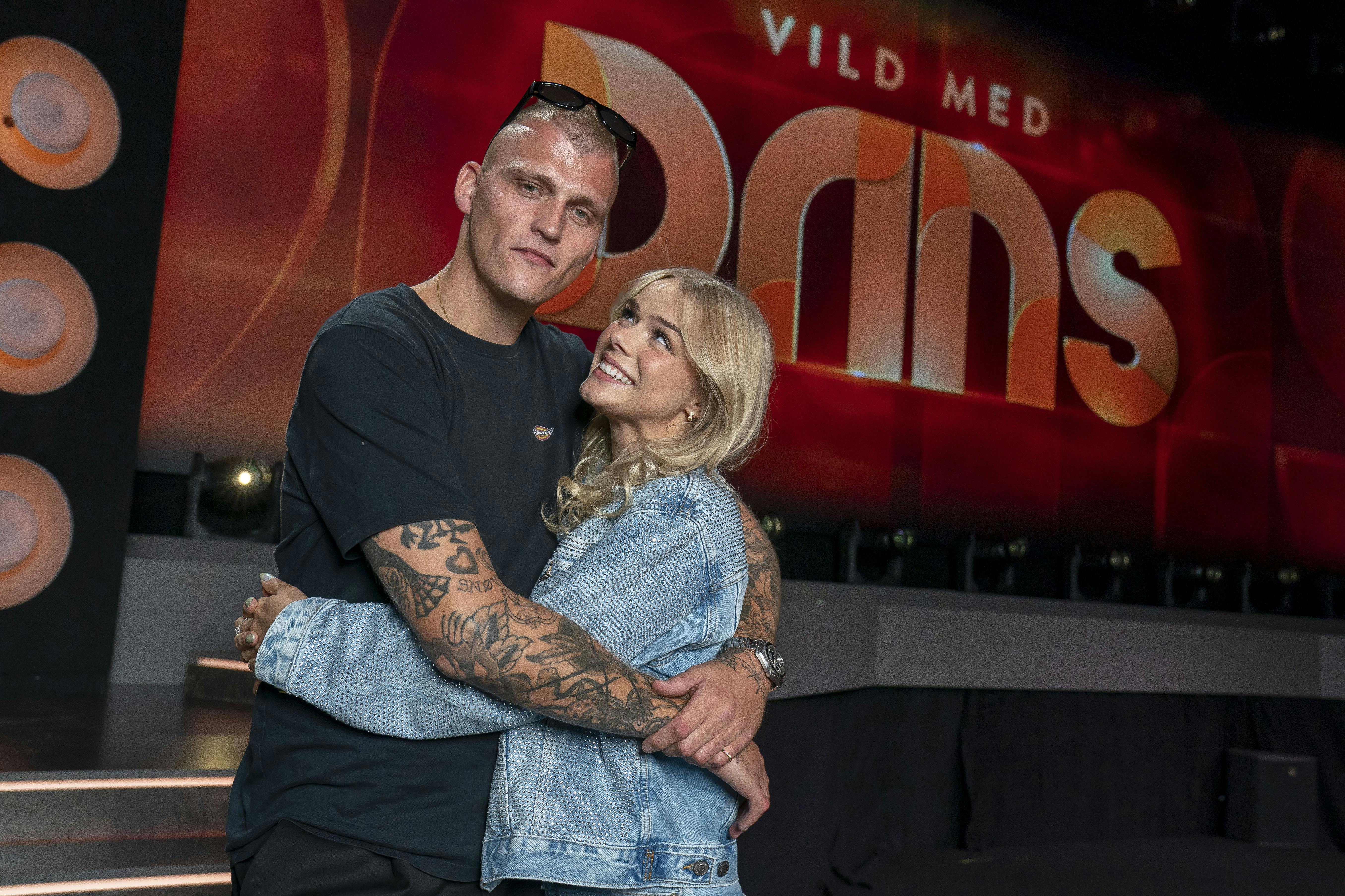 Asta Björk og Sebastian Bull danner par under "Vild med dans" fra på fredag.