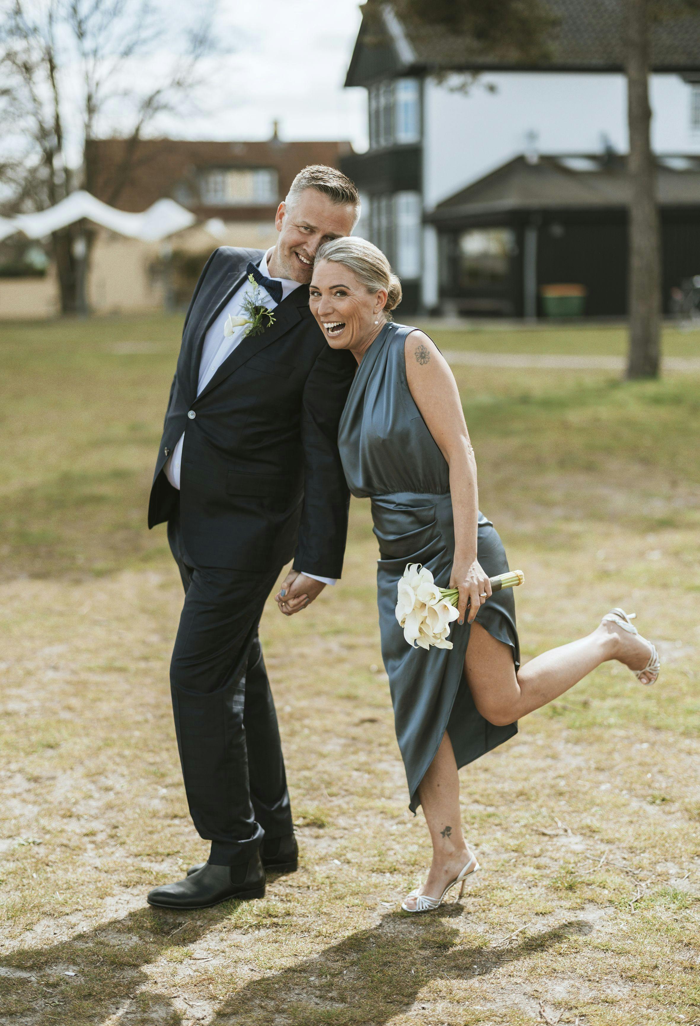 Martin blev rigtig glad, da han så Pernille Mikkelsen til brylluppet.