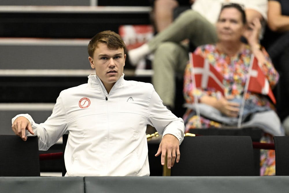 Holger Rune og Danmark tabte Davis Cup-kampen mod Brasilien.&nbsp;