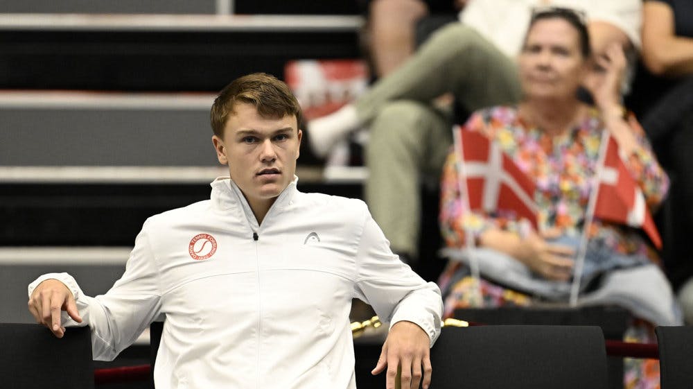 Holger Rune og Danmark tabte Davis Cup-kampen mod Brasilien. 