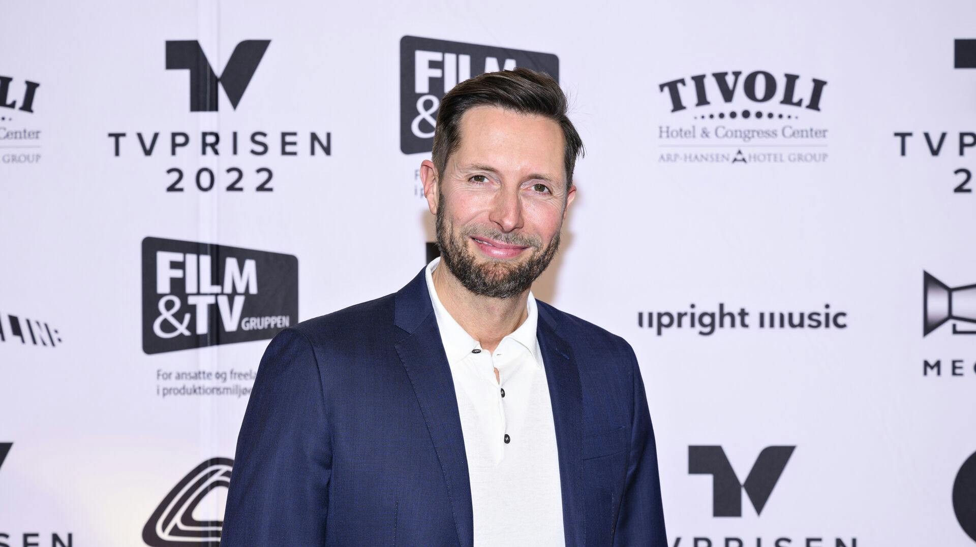 Kåre Quist ankommer på den røde løber til TVprisen 2022 i Tivoli Congress Center i København lørdag den 26. marts 2022.. (Foto: Philip Davali/Ritzau Scanpix)