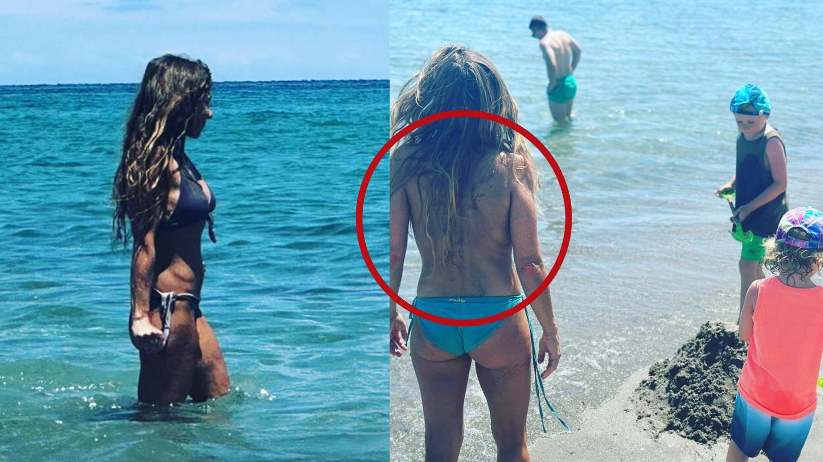 Den britiske vært, skuespiller og mor til to drenge, Sarah-Jane Honeywell, kom i modvind efter disse billeder fra en ferie 