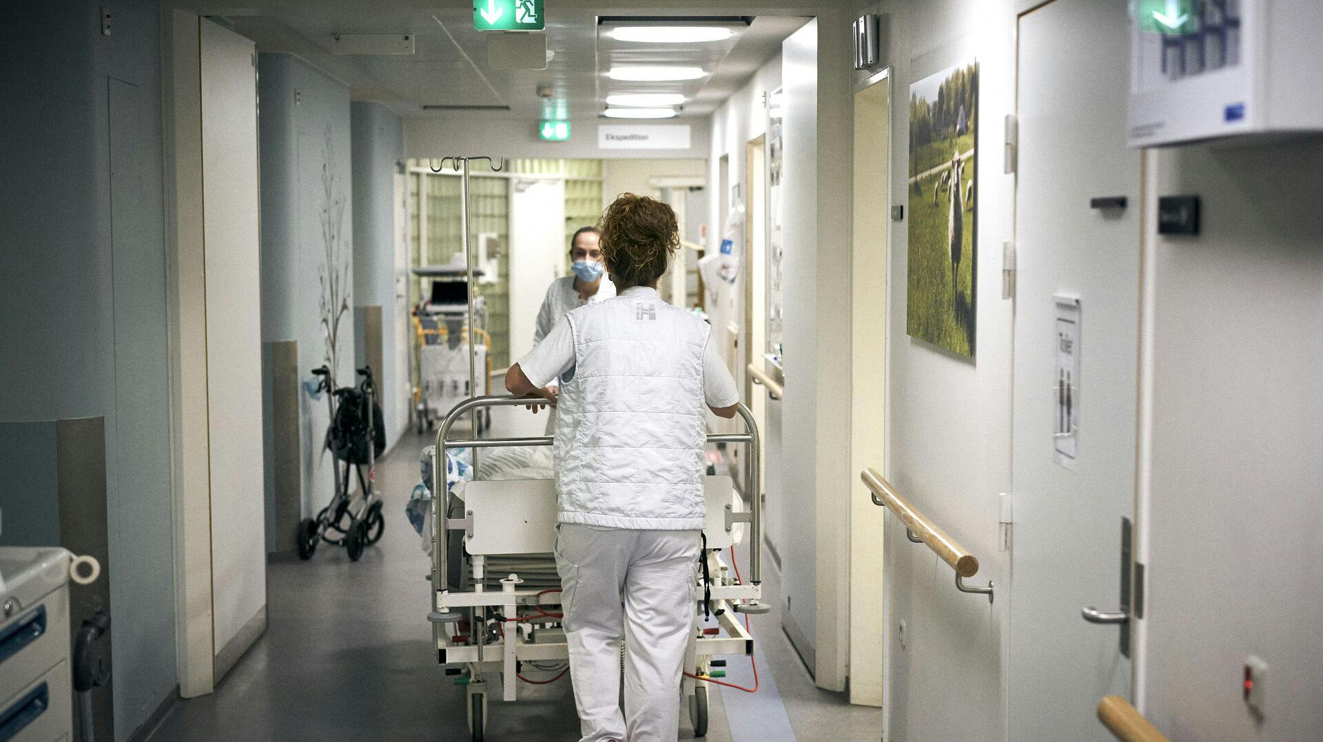 Glostrup Hospital. Sygeplejerske på intensivafdelingen.