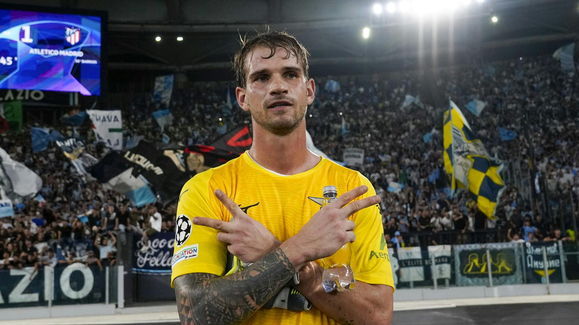 Det er ikke helt gået op for målmanden Ivan Provedel, at han scorede mod Atlético Madrid i Champions League.