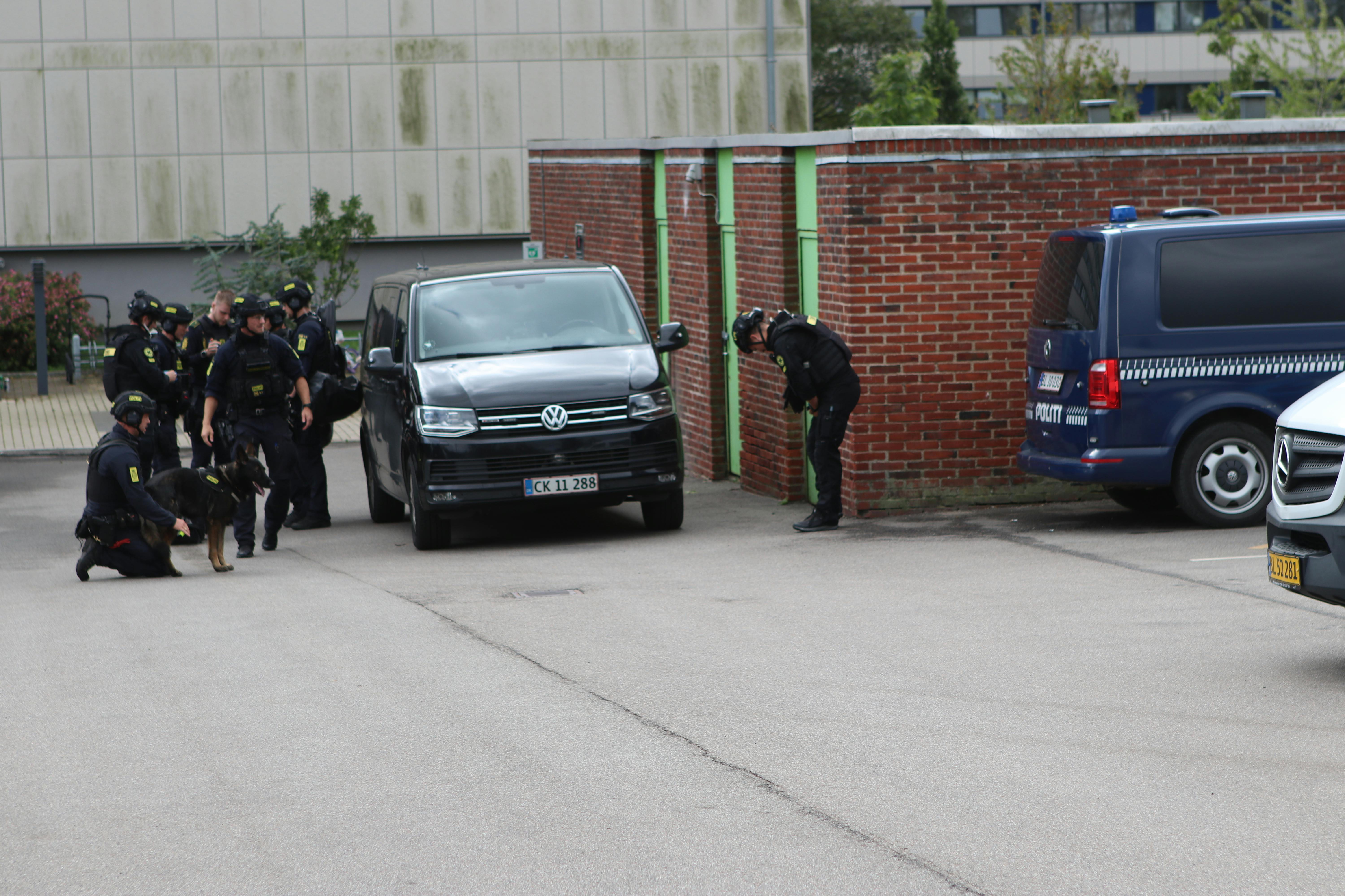 Politiet til stede i ballerup